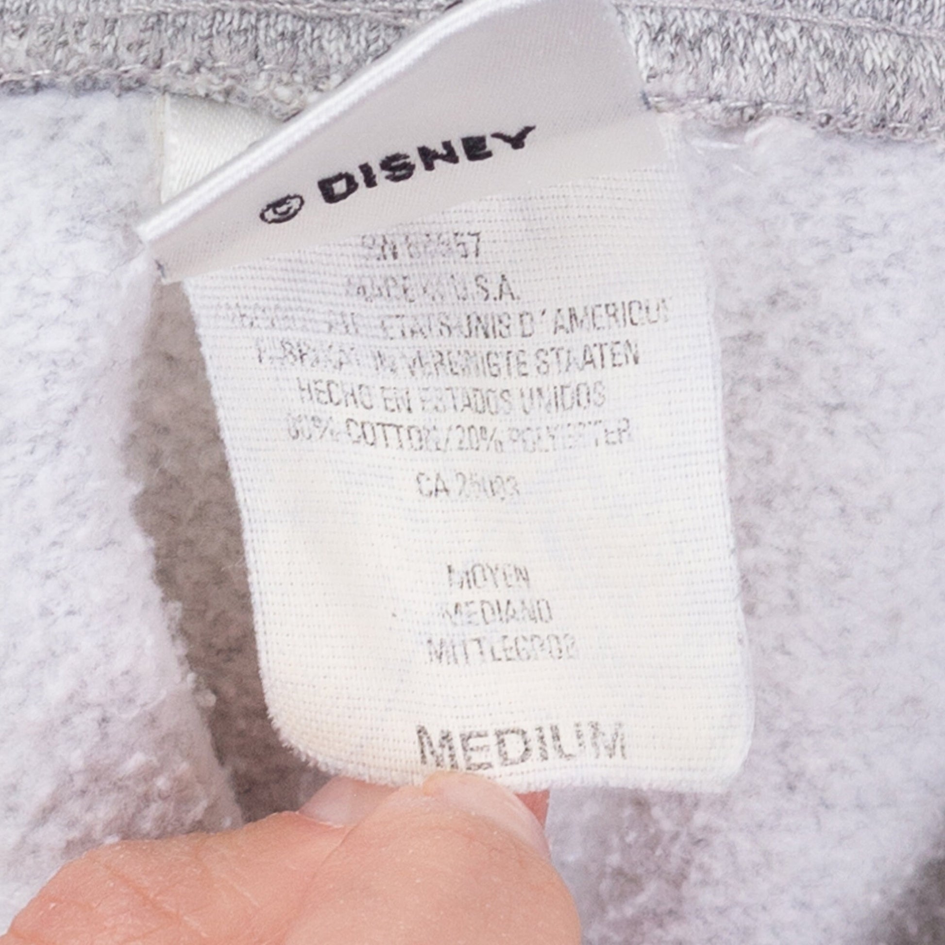 90s Mickey Mouse Boxing Hoodie - Unisex Medium 
