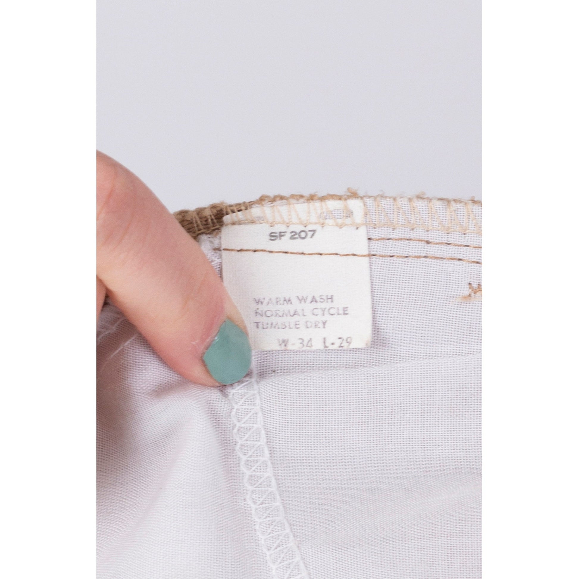 70s Levi's Sta-Prest Tan Trousers - Men's Medium, 33" 