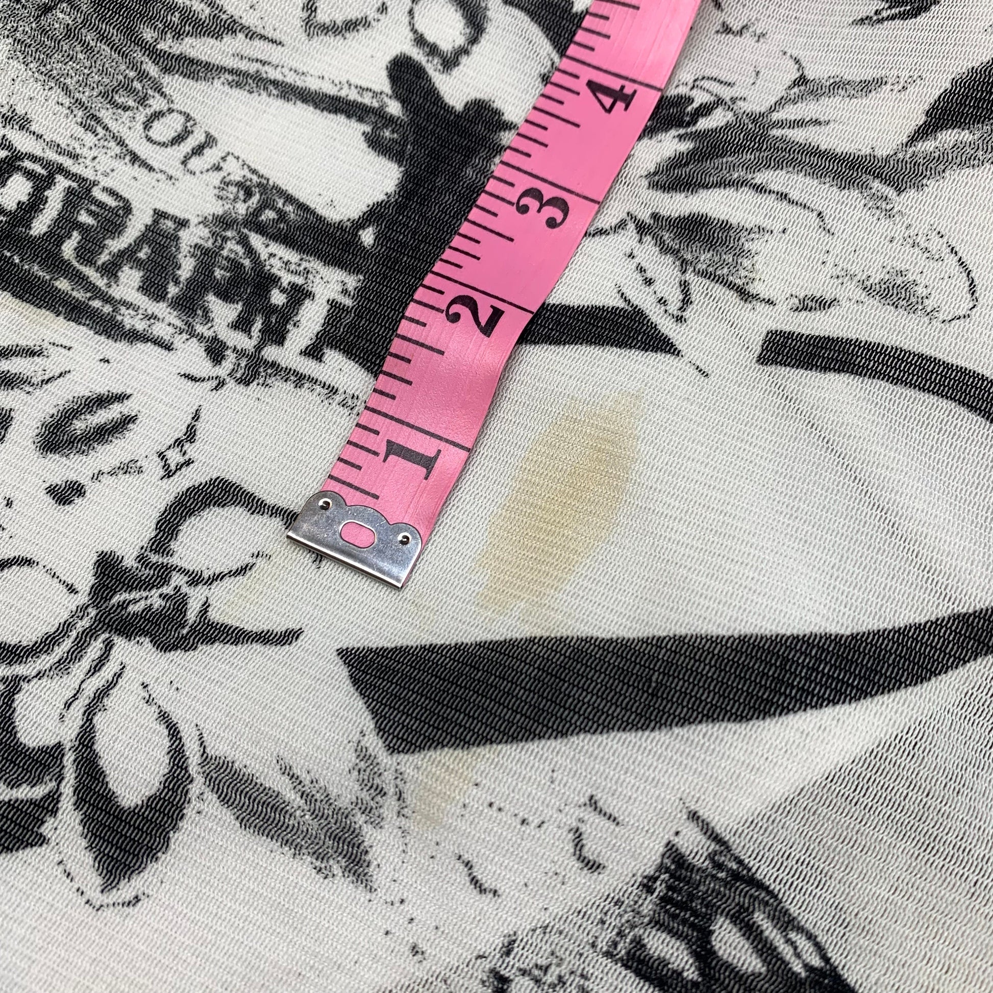 90s Joseph Ribkoff Lithograph Print Skirt - Medium, 27"-30" 
