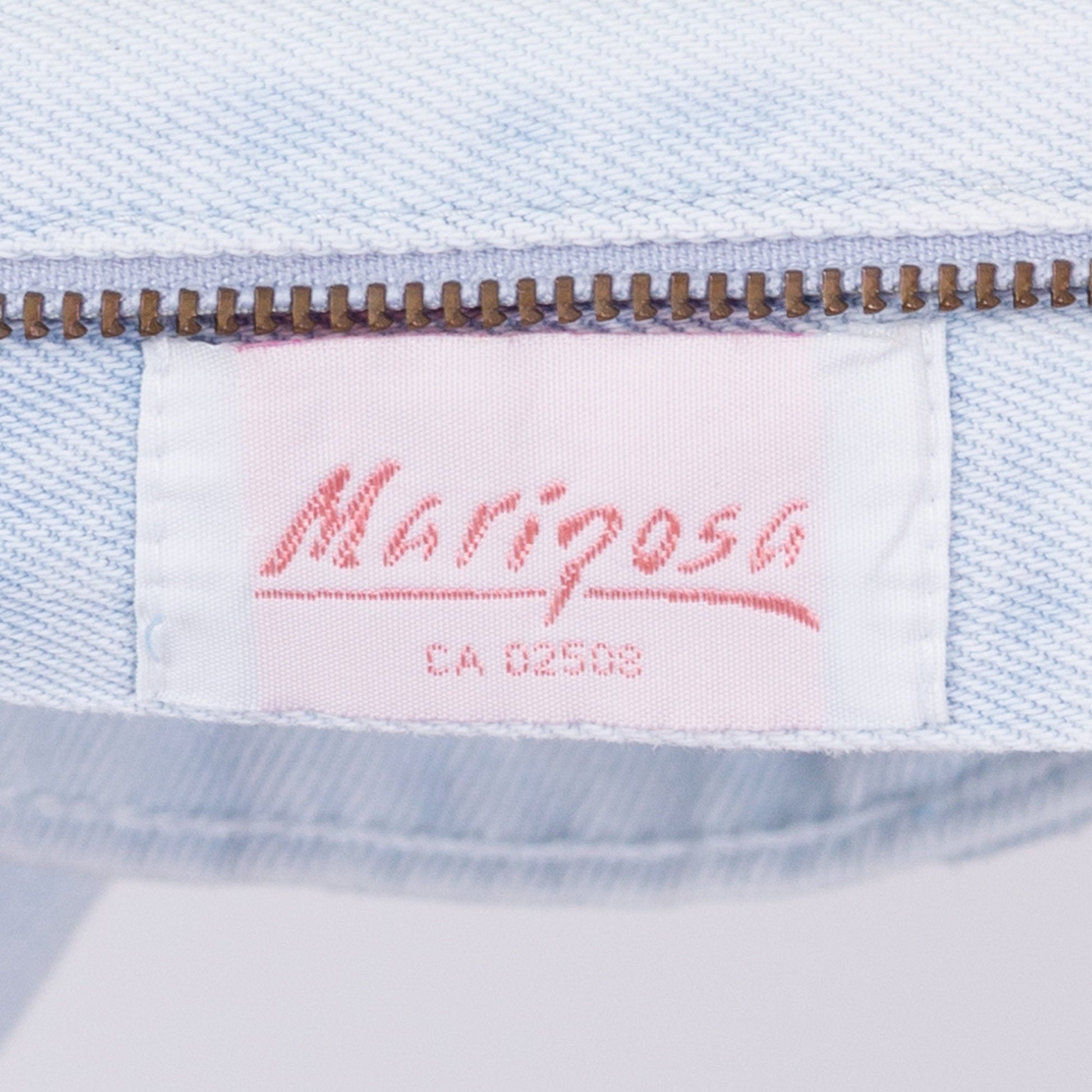 80s High Waist Striped Skinny Jeans - Extra Small, 25" 