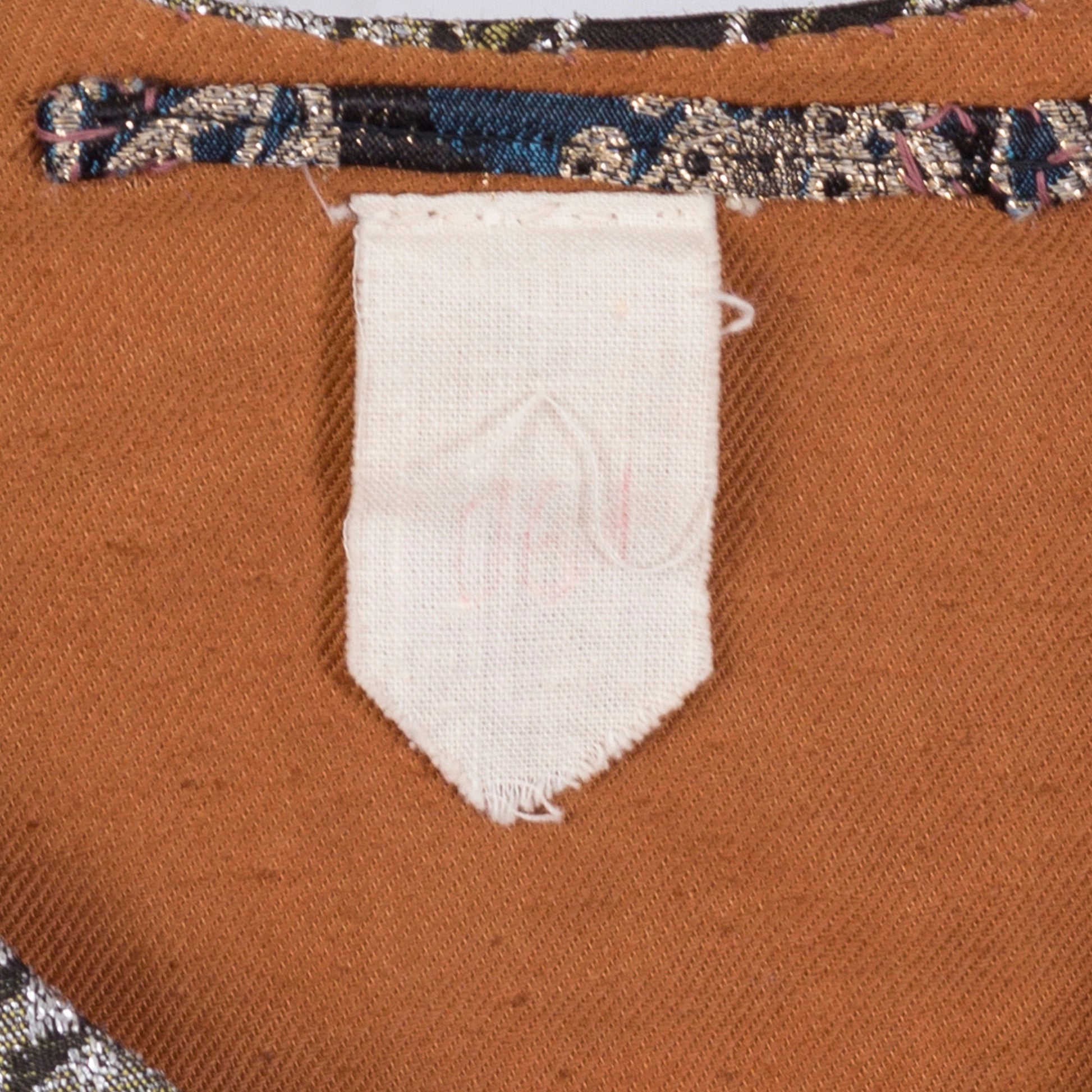 Vintage Chinese Pointed Shoulder Vest - Small to Medium 