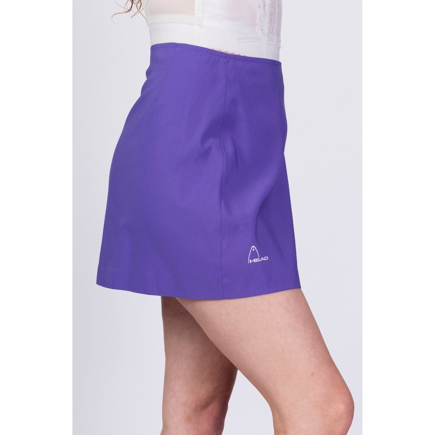 Vintage Purple Tennis Mini Skirt - Medium, 28" 