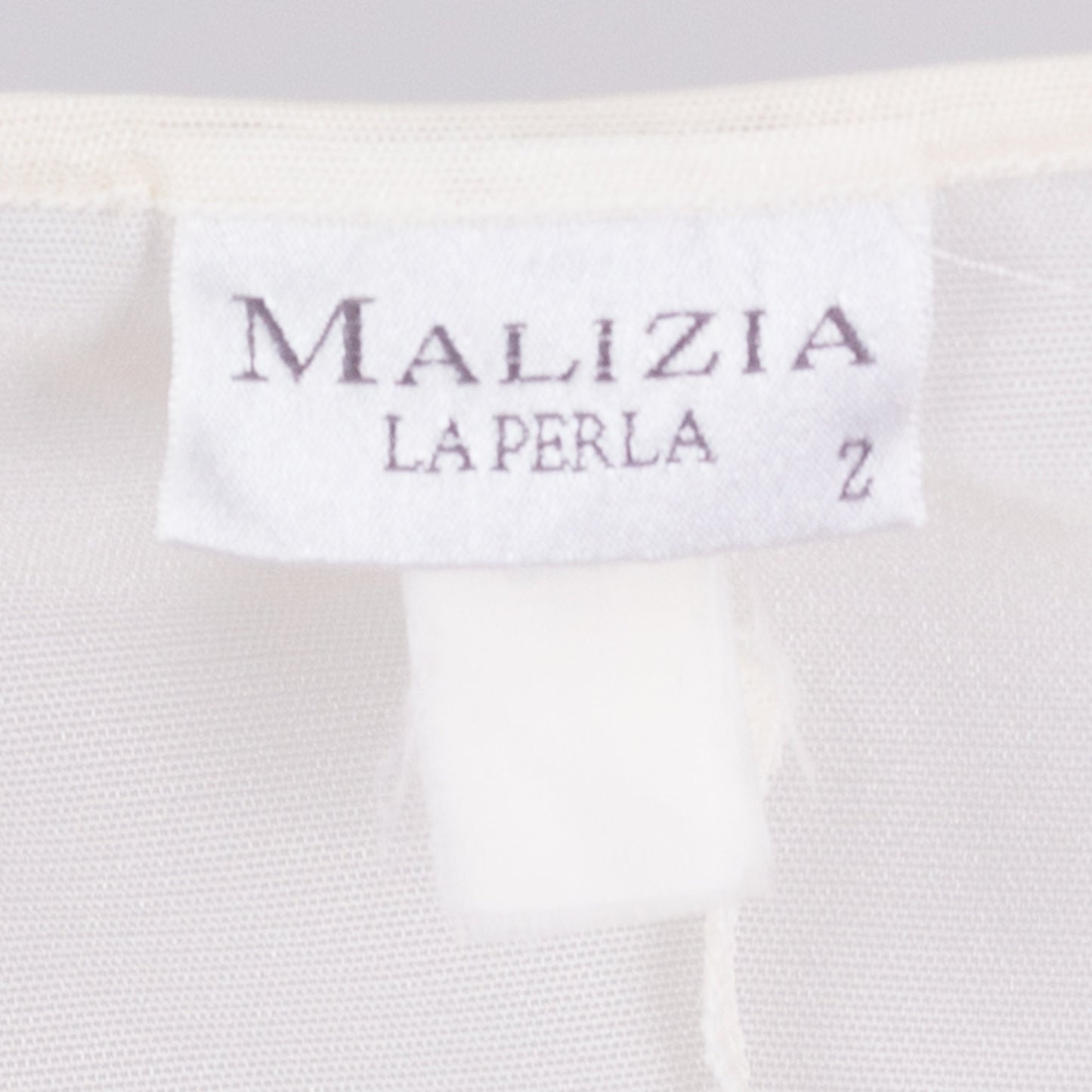 Vintage La Perla Sheer White Floral Slip Dress - Small 