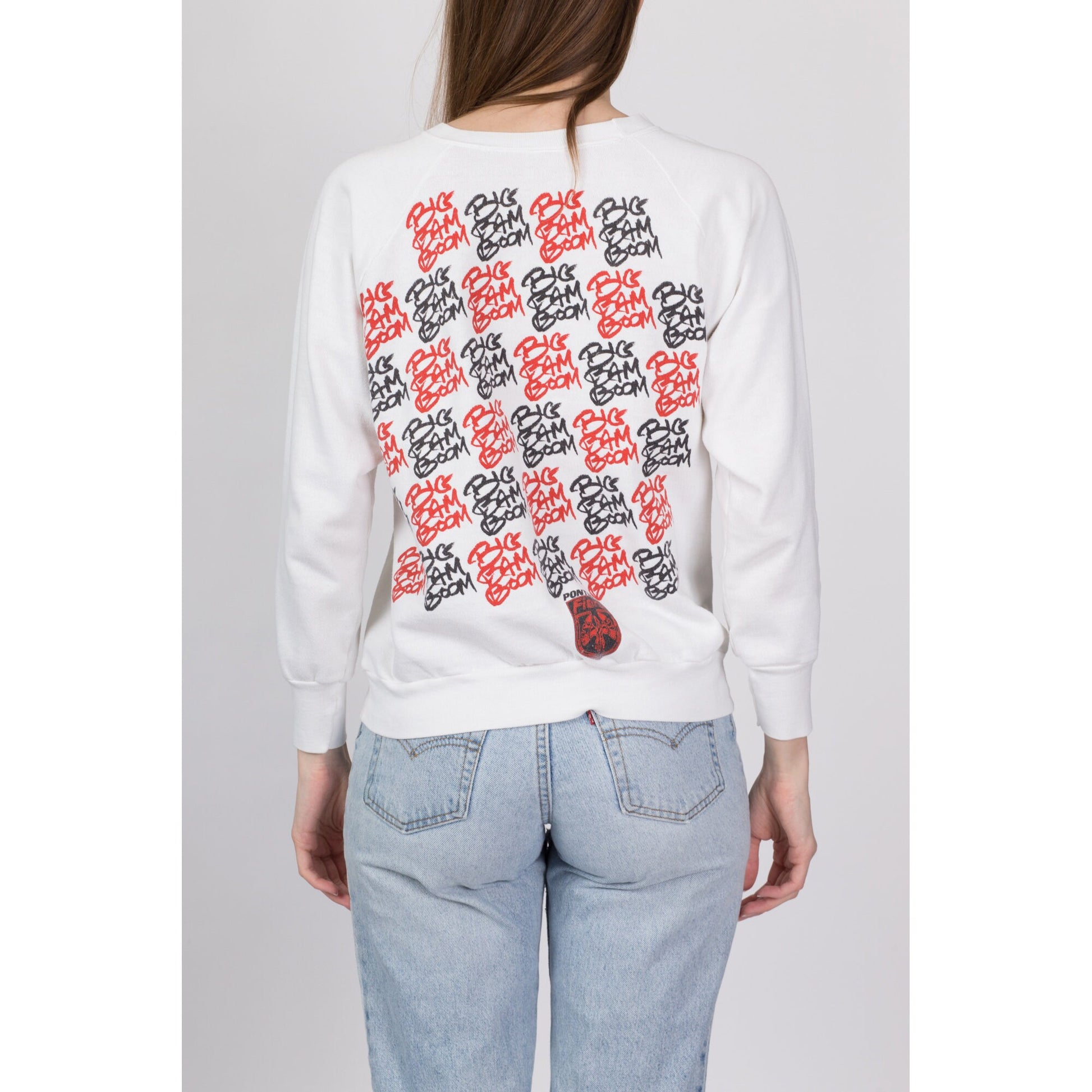 1984 Hall And Oates Big Bam Boom Tour Sweatshirt - Men's Small, Women's Medium 