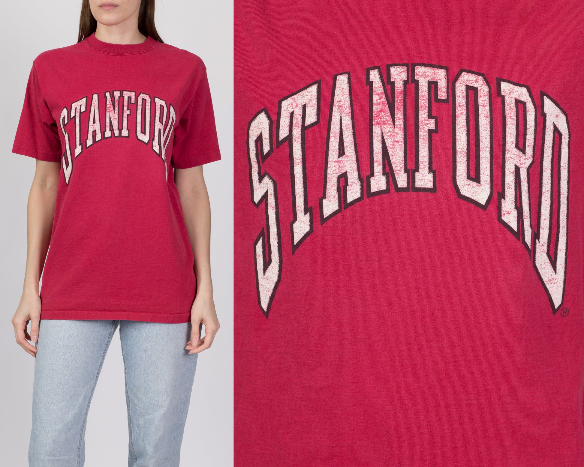 90s Stanford University T Shirt - Unisex Medium 