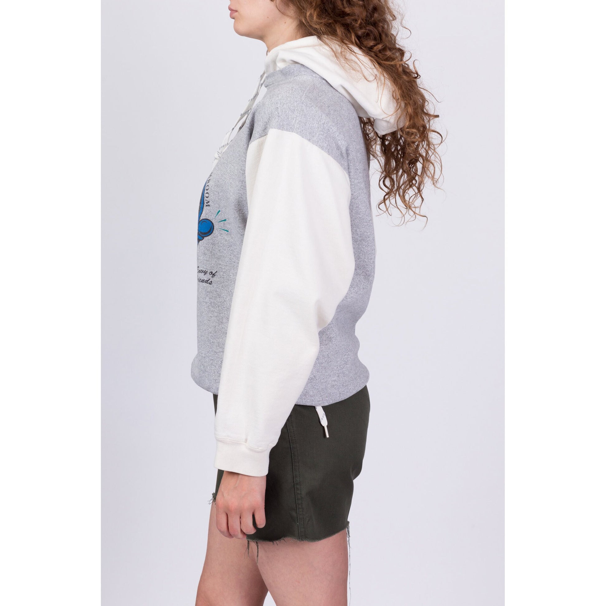 90s Mickey Mouse Boxing Hoodie - Unisex Medium 