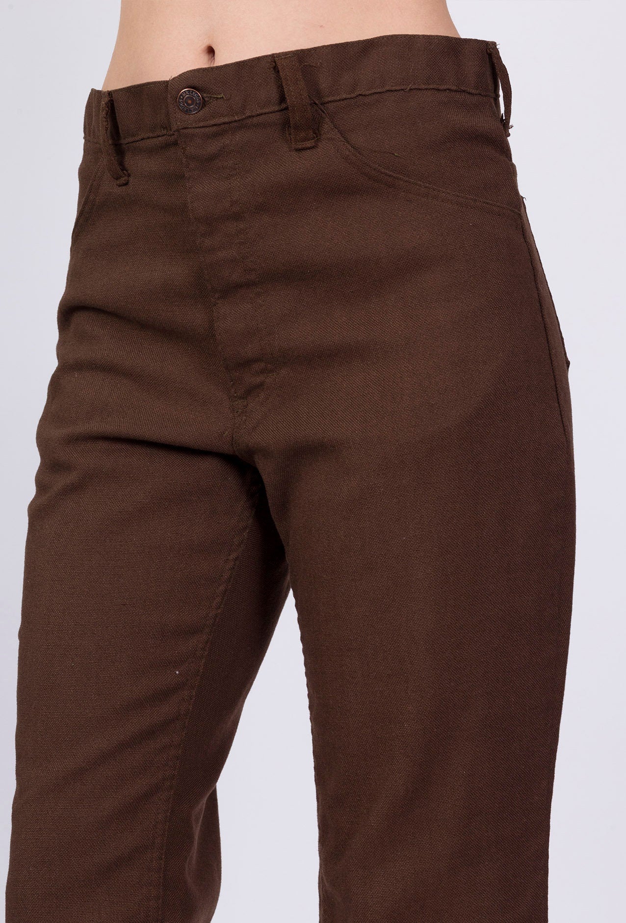 70s Mr Leggs Brown Trousers - Men's Medium, 33" 