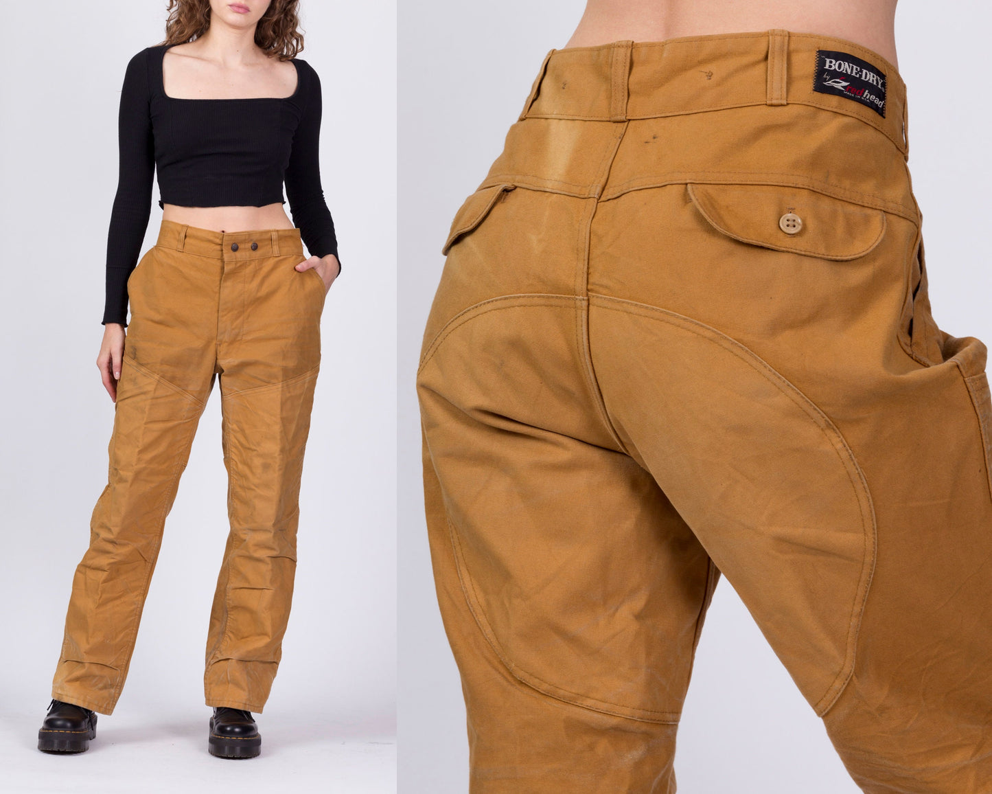 60s 70s Redhead Duck Canvas Hunting Pants - Men's Large, 36" 