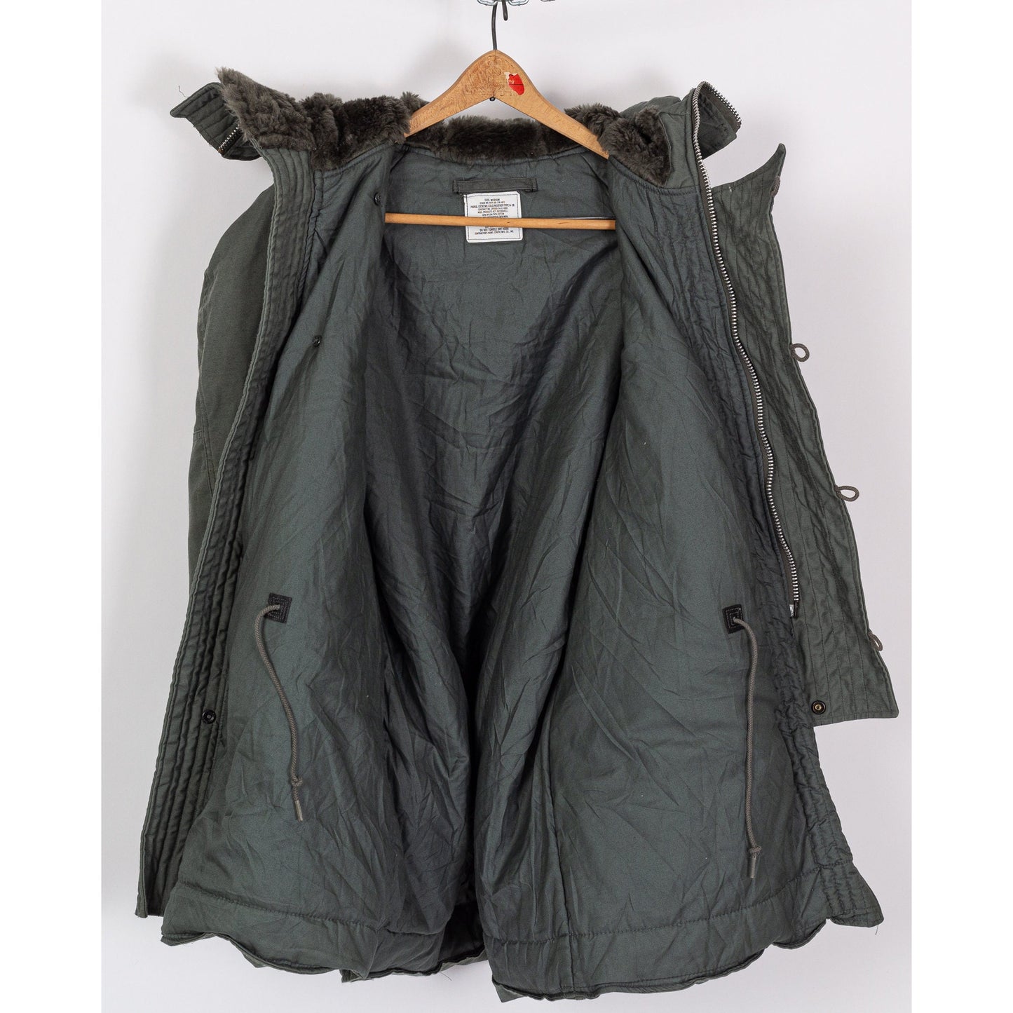 Vintage N-3B USAF Hooded Parka Flight Jacket - Men's Medium 