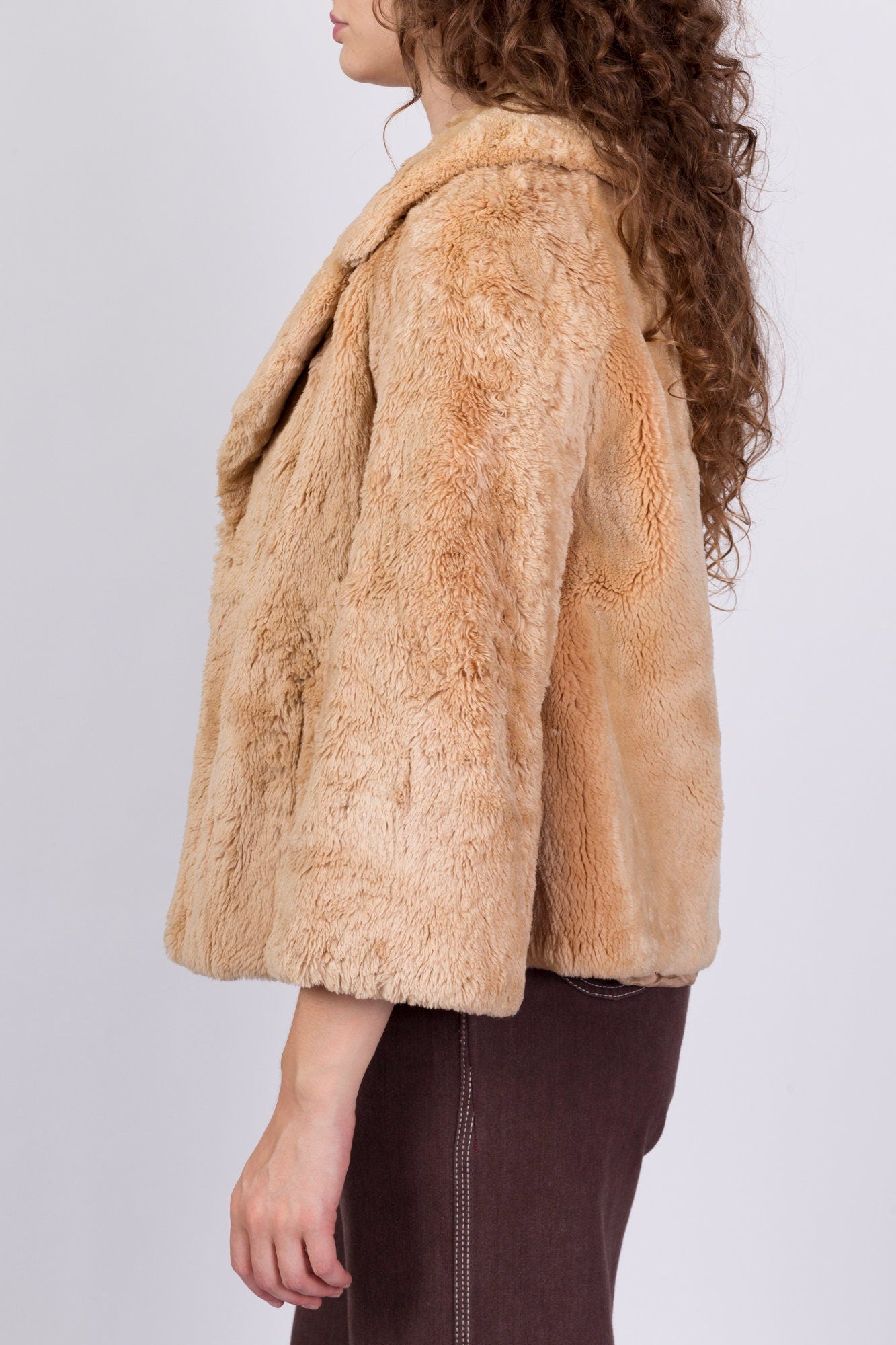 1950s Teddy Bear Jacket - Small to Medium 