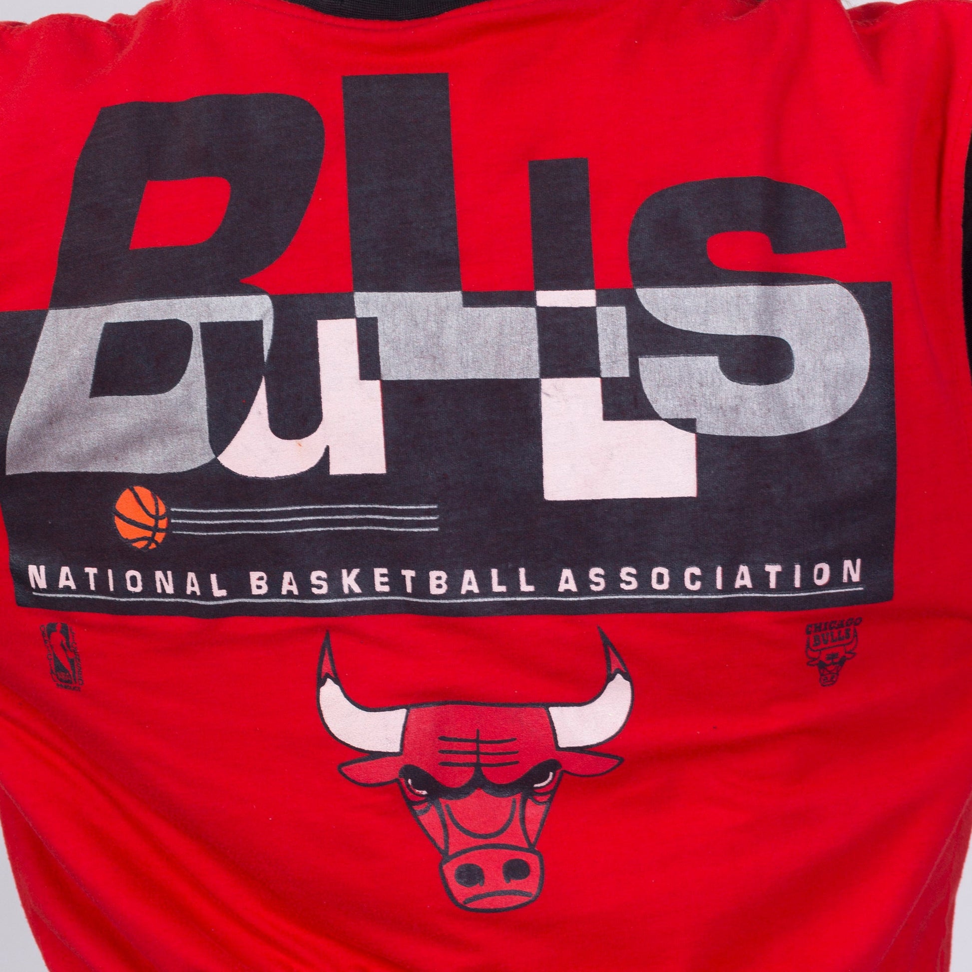 90s Chicago Bulls Reversible Hoodie - Petite Medium 