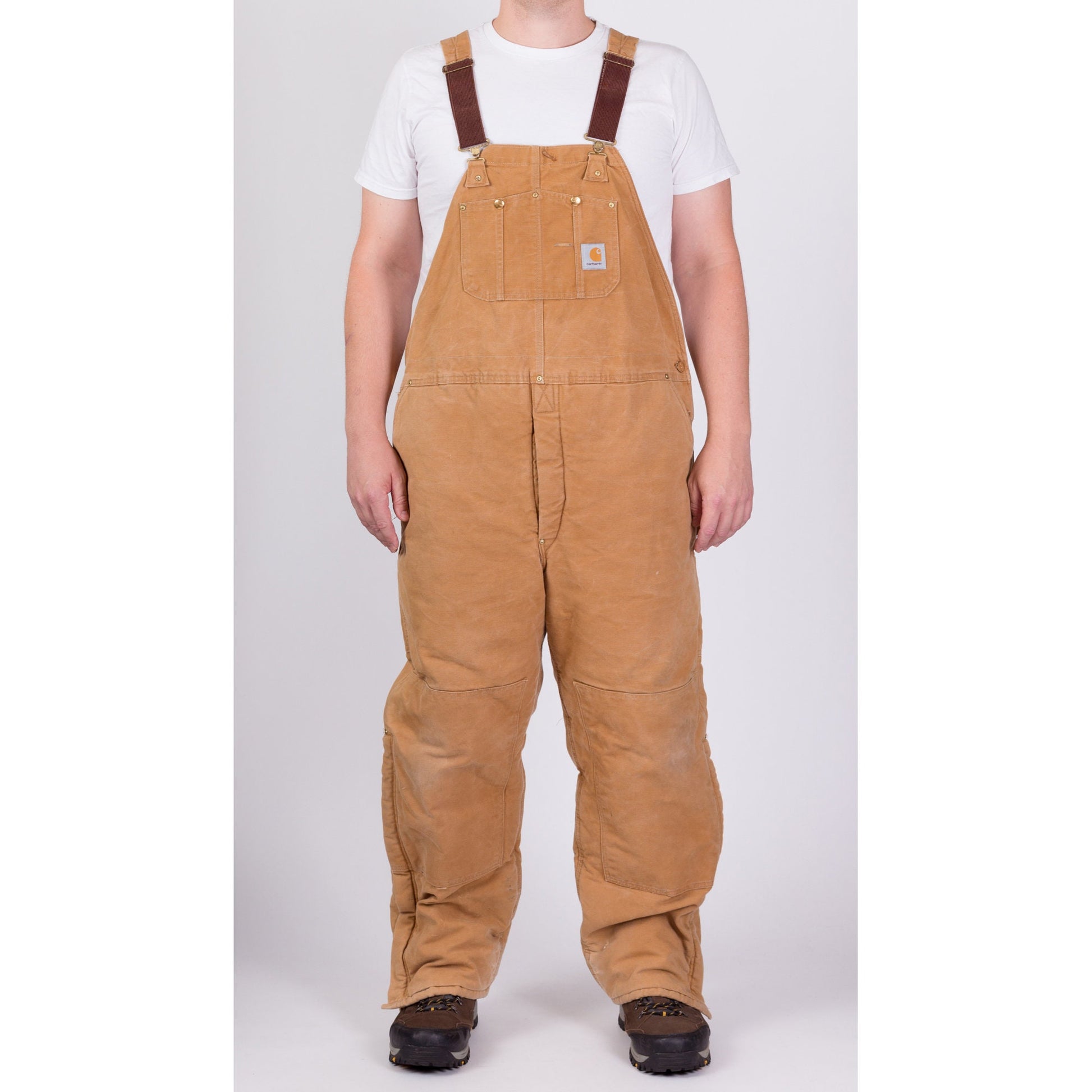 Vintage Carhartt Insulated Quilt Lined Overalls - Men's 2XL 