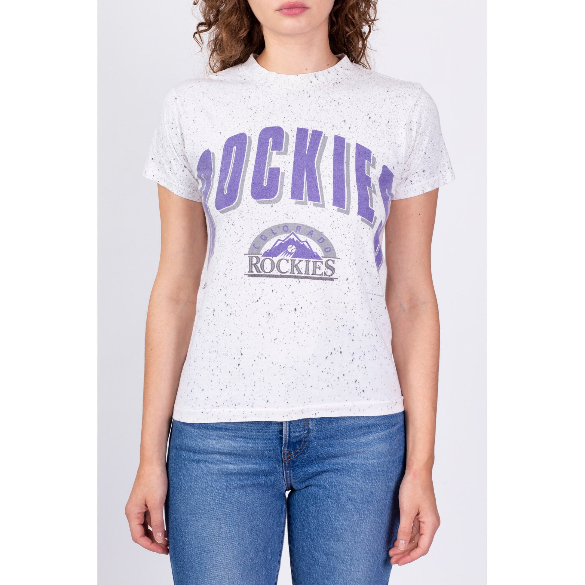 Rockies V-neck Tee Womens | MLB Women's Apparel | Baseball Jersey