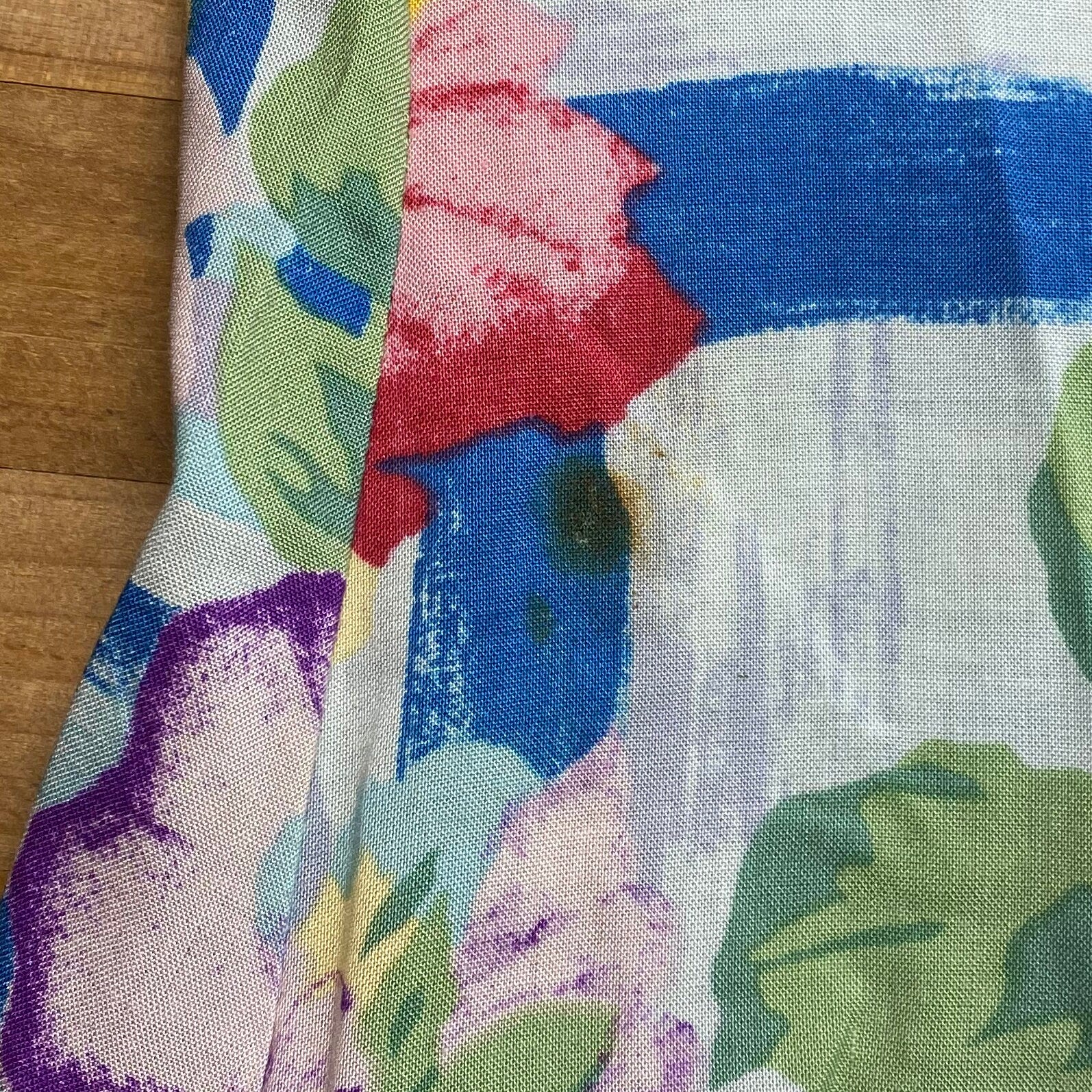 90s Blue Floral Button Front Sundress - Small 