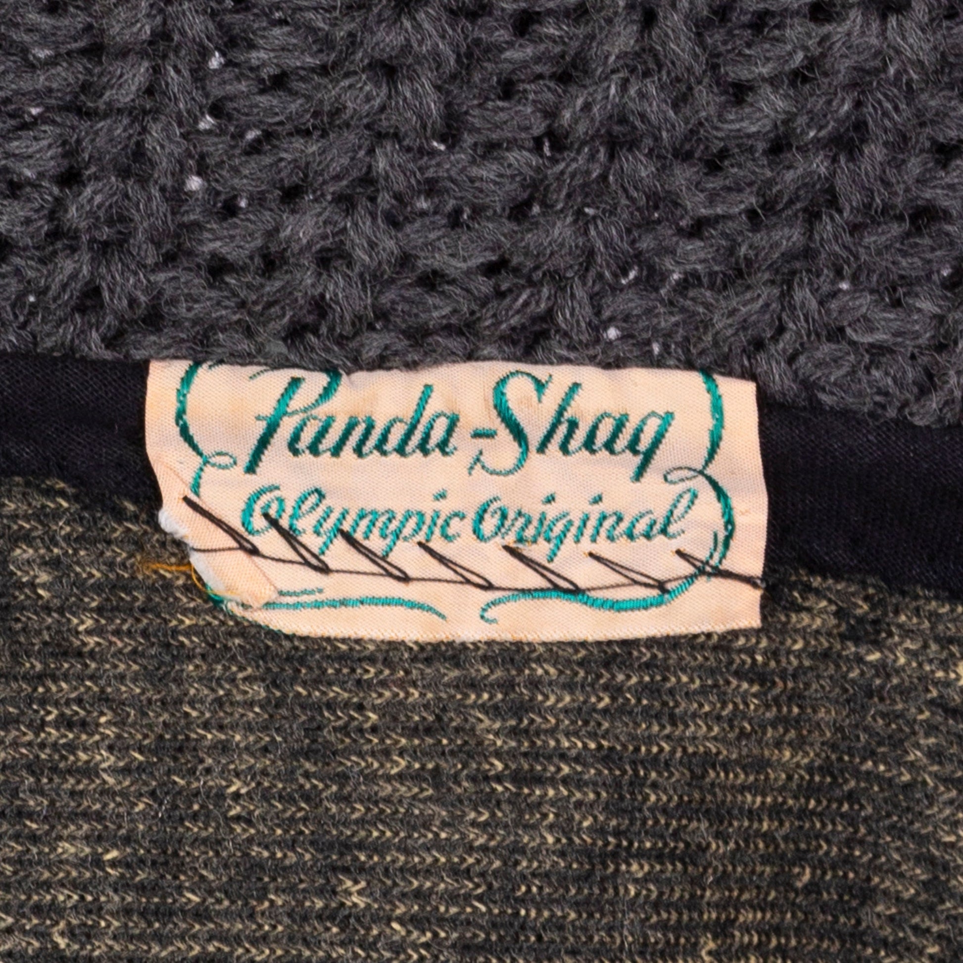 1930s Fuzzy Grey Shawl Collar Sweater - Medium 