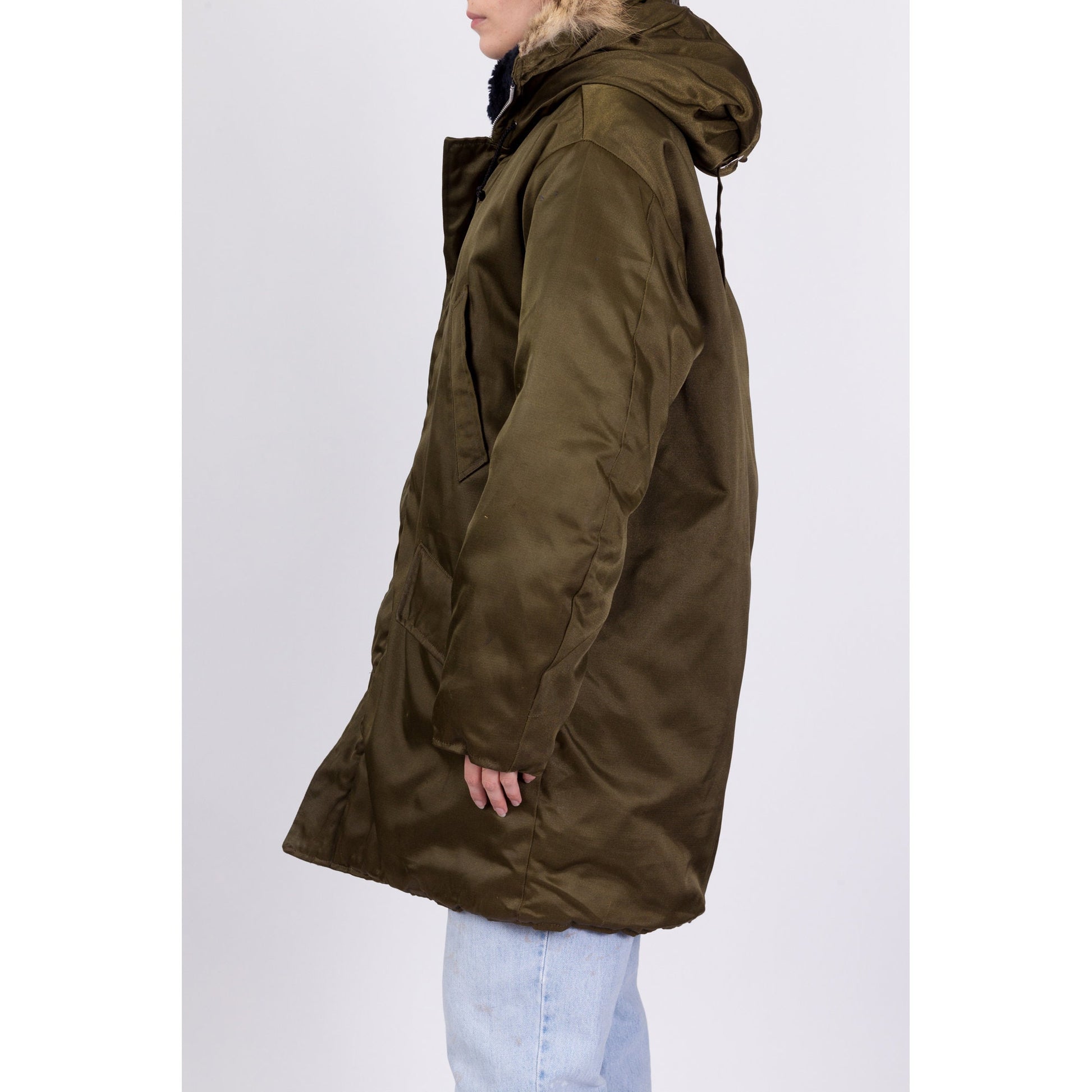 70s N3B Cold Weather Parka Coat - Men's Large, 42L 