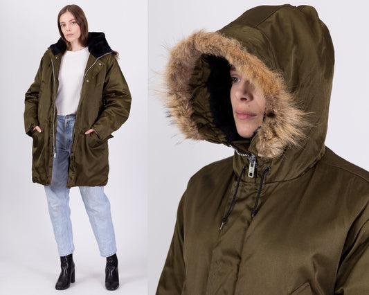 70s N3B Cold Weather Parka Coat - Men's Large, 42L 