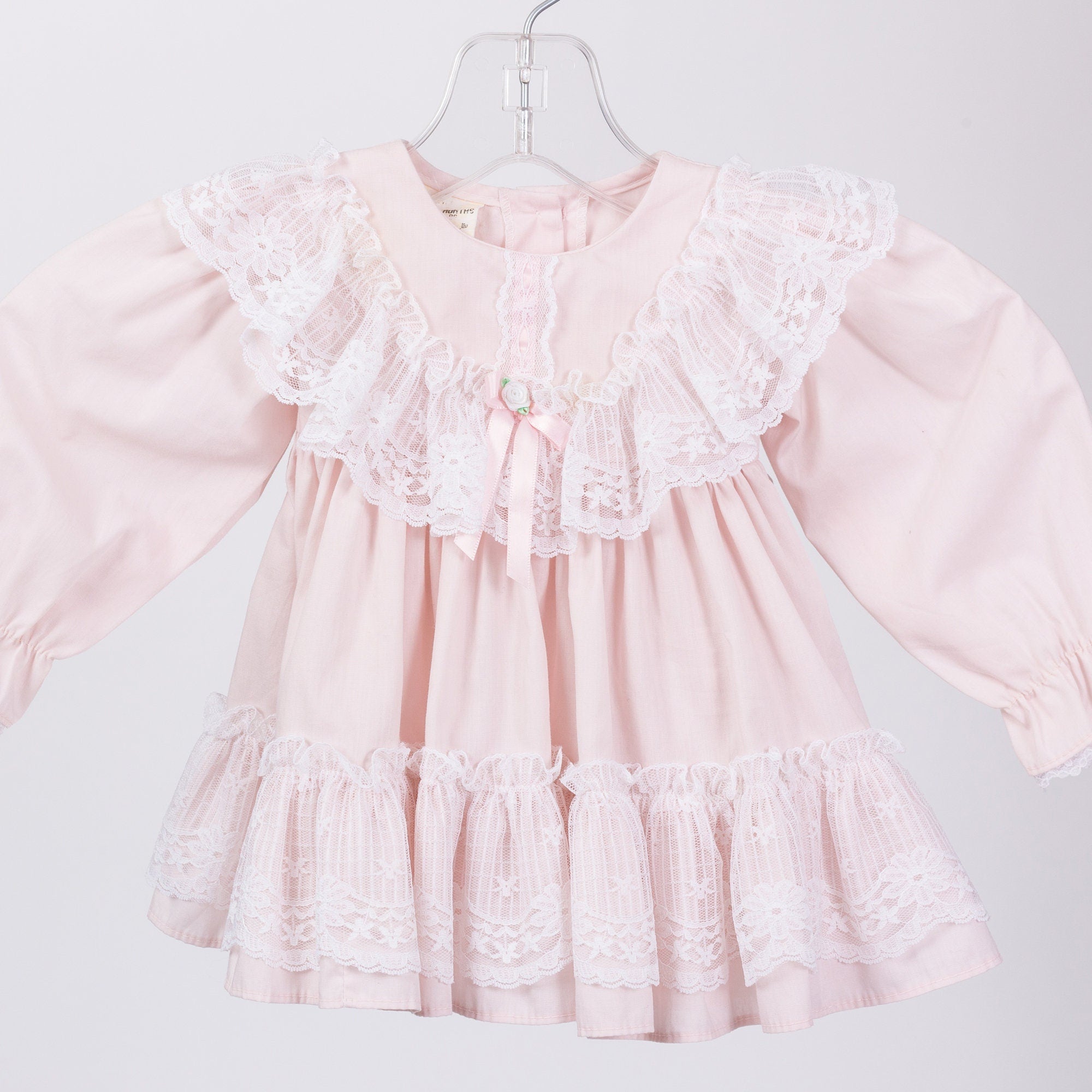 Baby Girl Cotton Frock Newborn Girl Knee Length Sleeveless Dress Bear Theme  Printed – Babywish