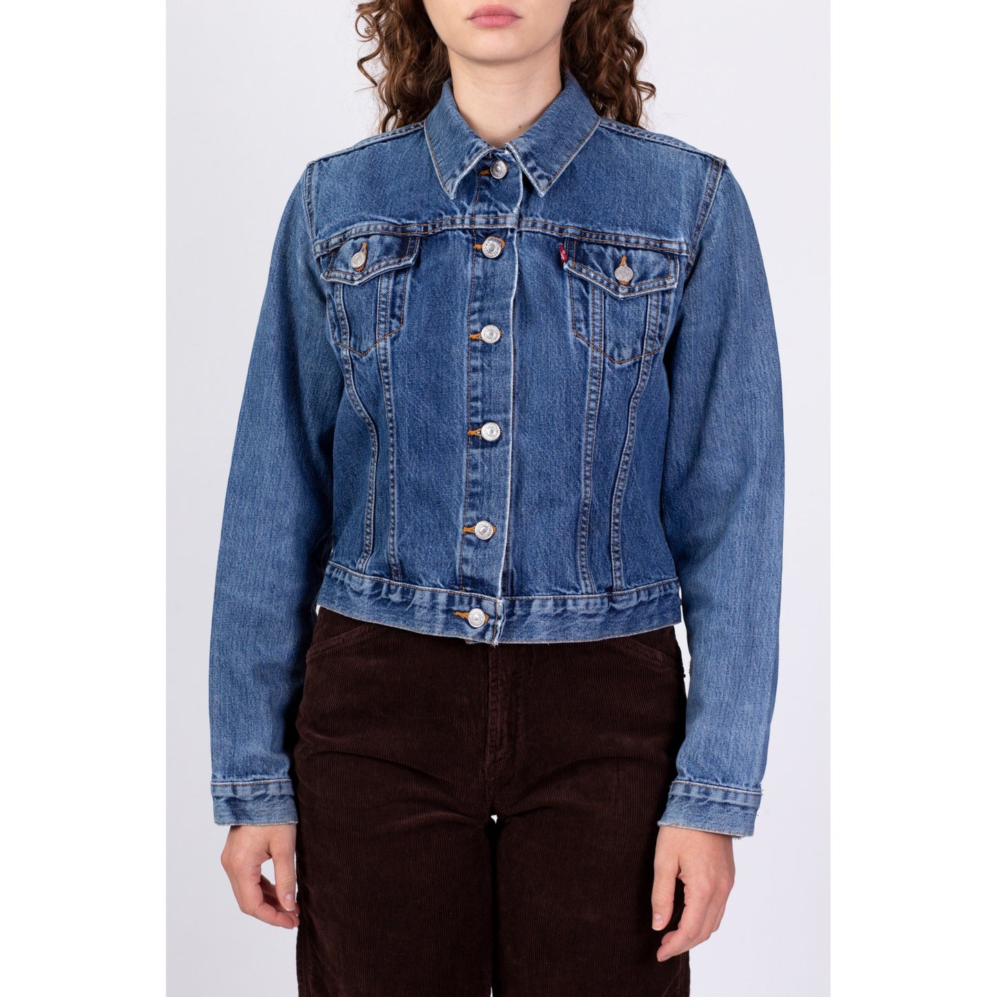 Vintage 70s Levis Denim Jacket - Men's XS Short, Women's Small 