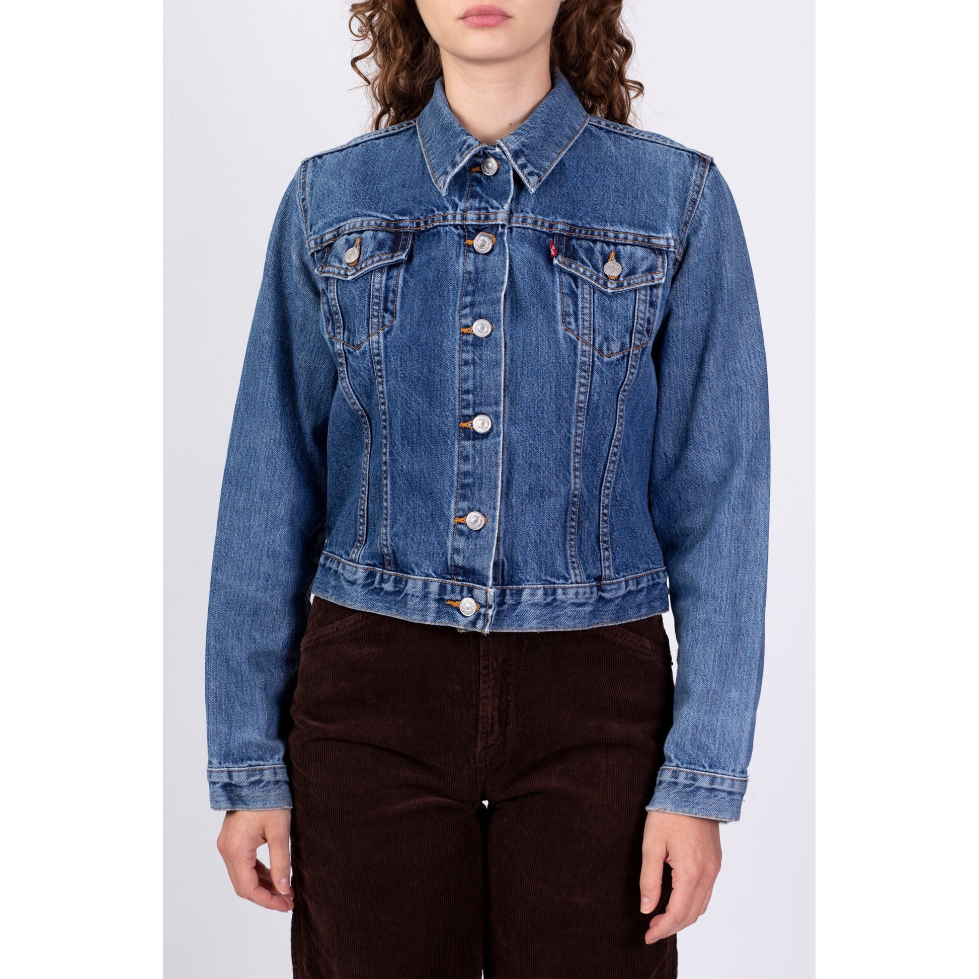 Vintage 70s Levis Denim Jacket - Men's XS Short, Women's Small 