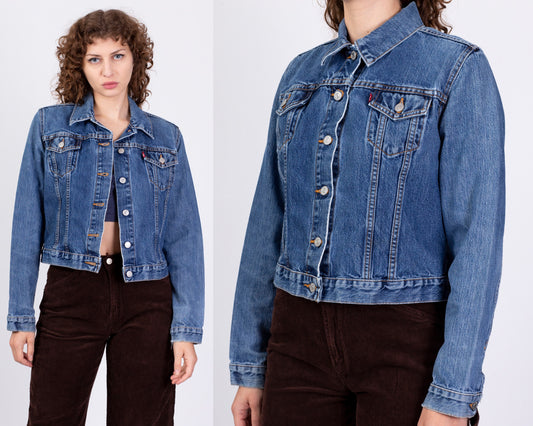 Vintage 70s Levis Denim Jacket - Men's XS Short, Women's Small 