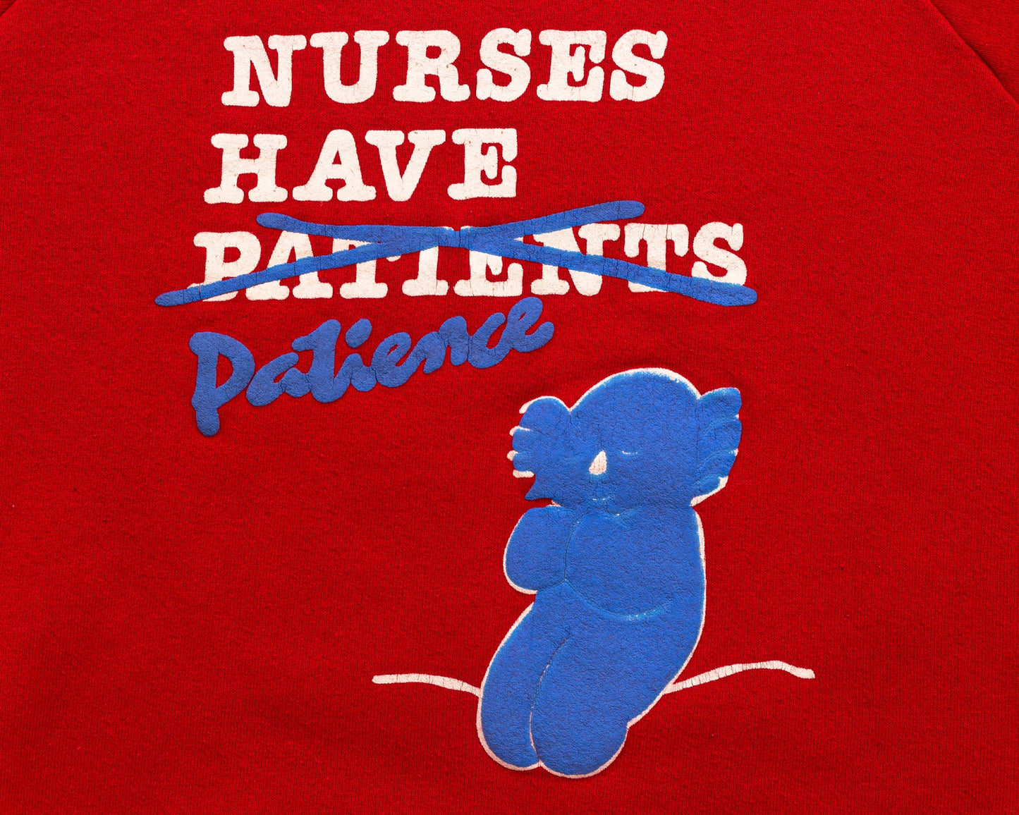 90s Nurses Have Patience Sweatshirt - Men's Medium, Women's Large 