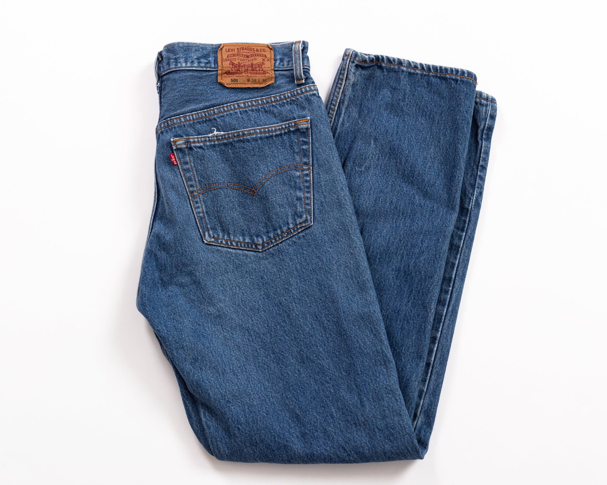 Vintage Levi's 501 Made In USA Jeans - 34" Waist 