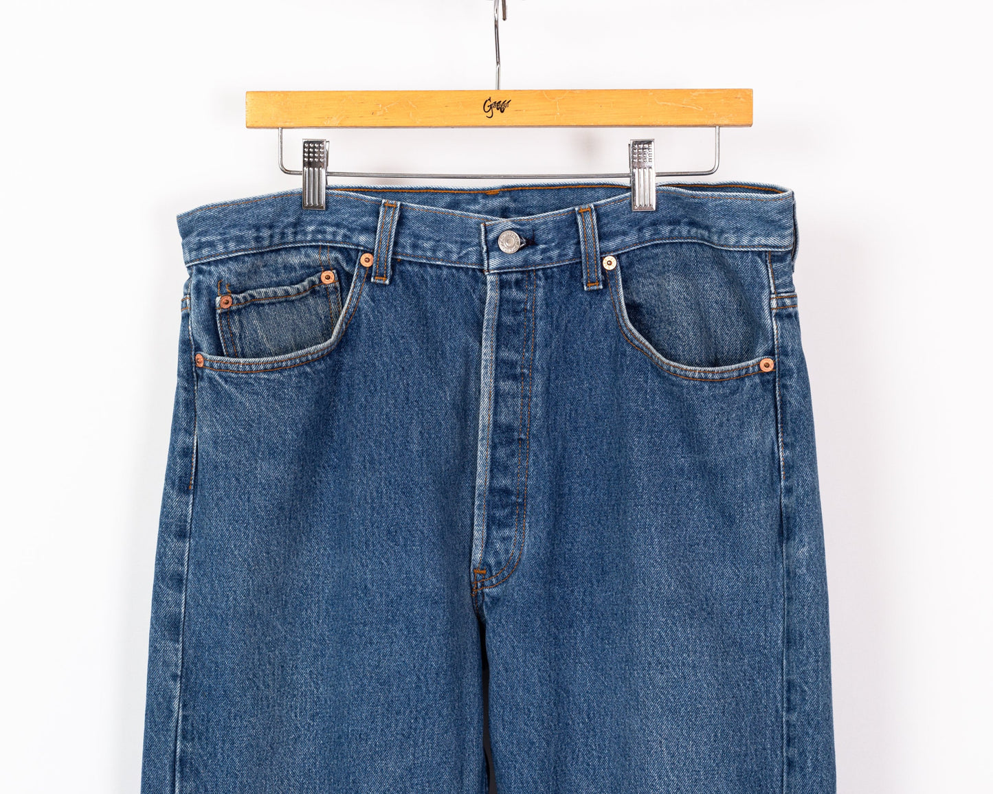 Vintage Levi's 501 Made In USA Jeans - 34" Waist 