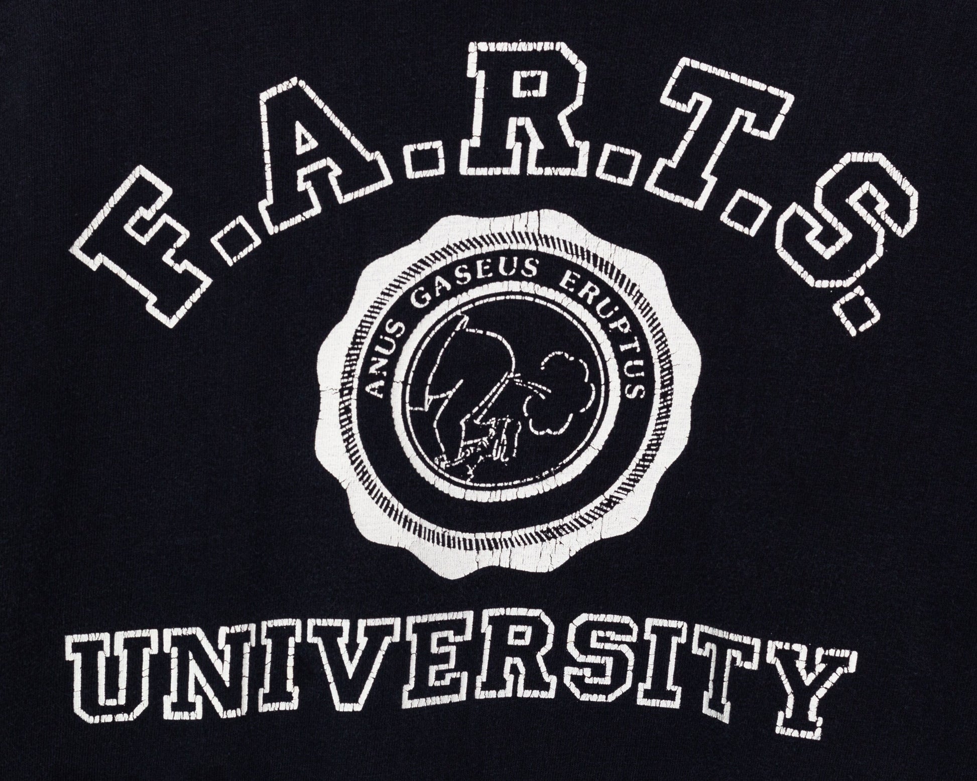 80s F.A.R.T.S. University T Shirt - Unisex Medium 