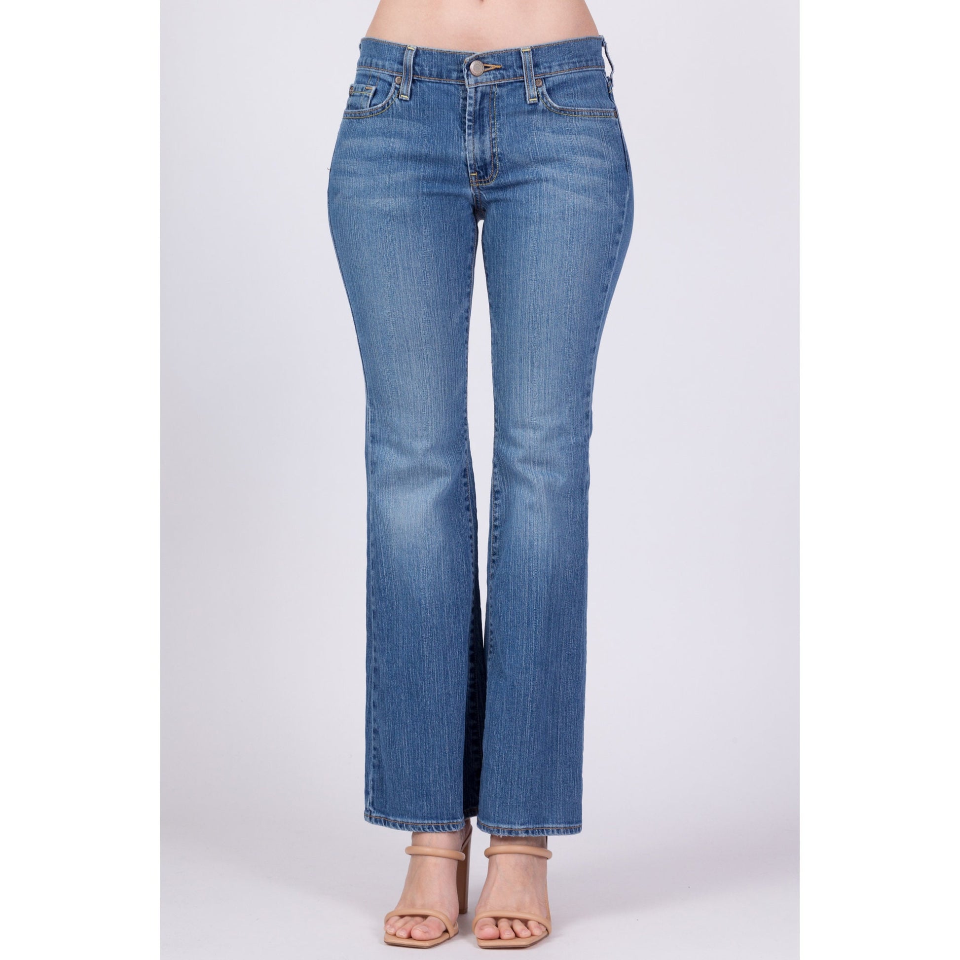 Y2K Low Rise Bootcut Jeans - Small 