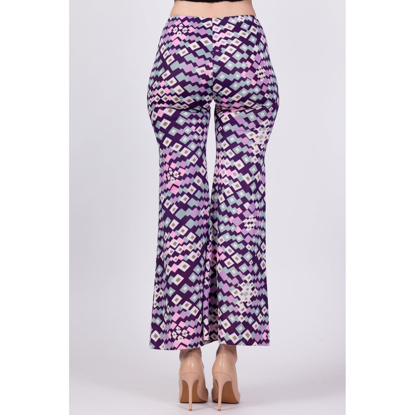 70s Psychedelic Geometric Pants - Extra Small 
