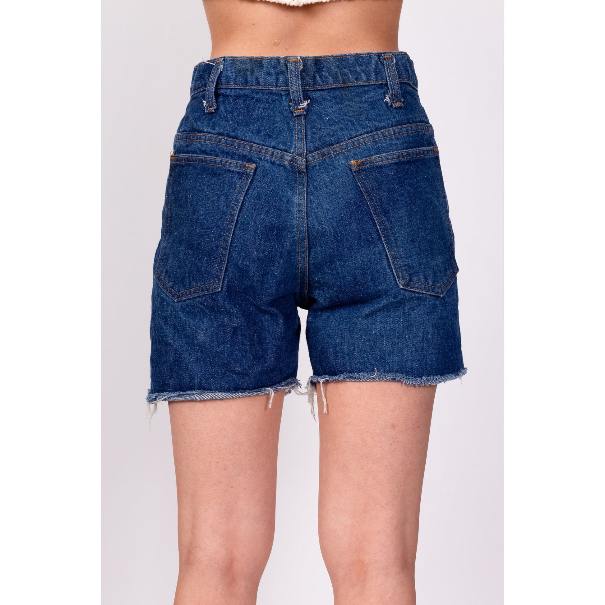 70s Cut Off Jean Shorts - Men's XS 