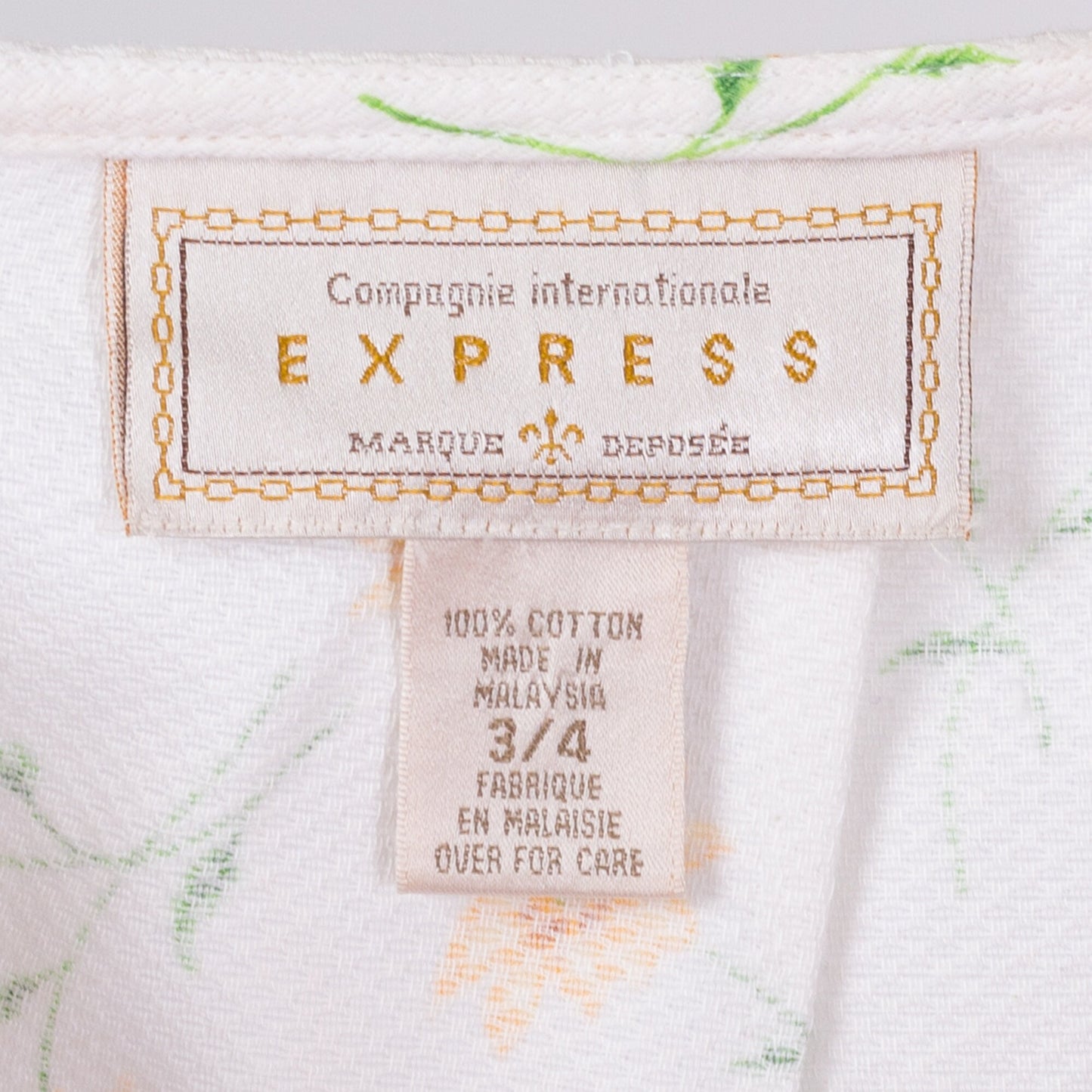 90s Express Floral Mini Skirt - Small, 26" 