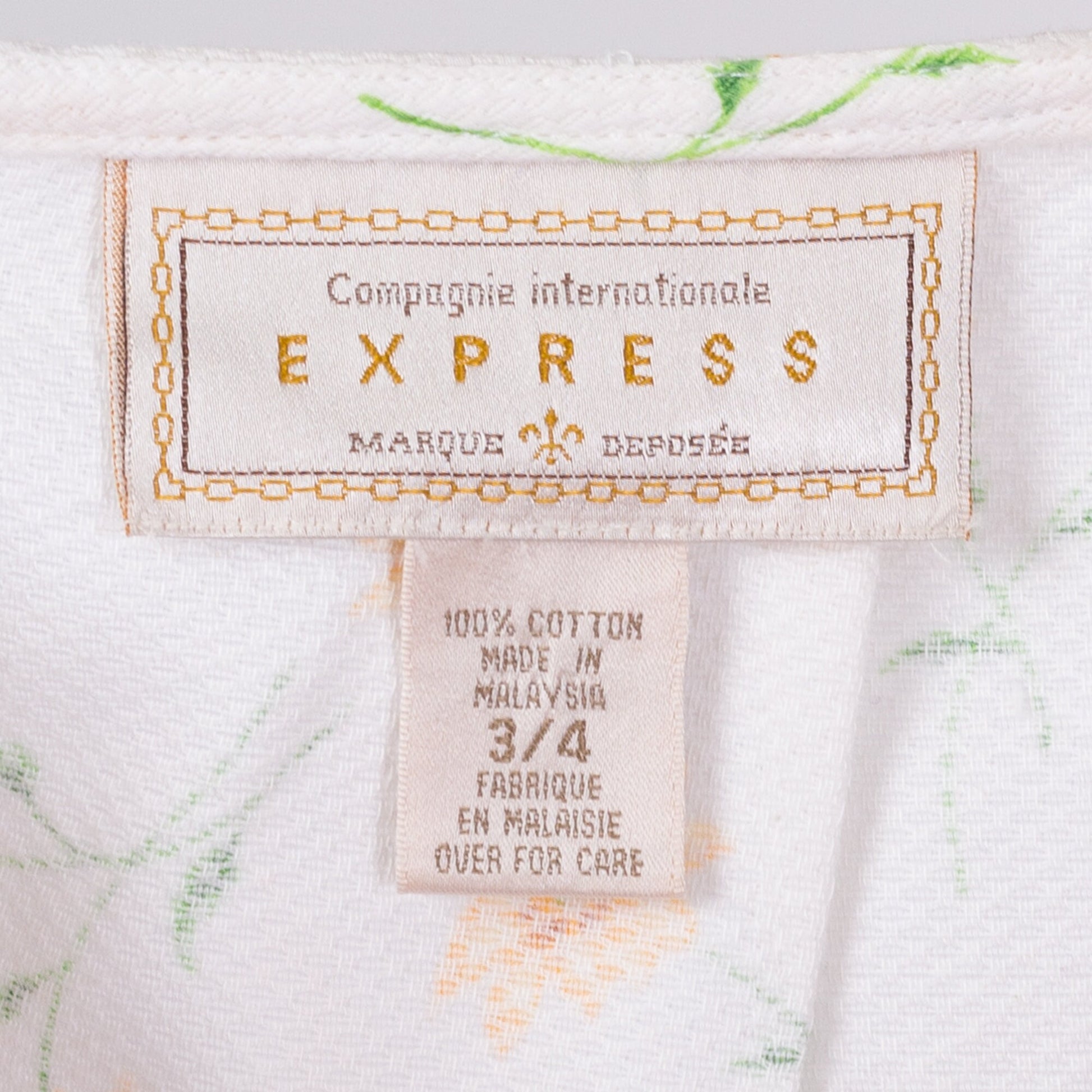 90s Express Floral Mini Skirt - Small, 26" 