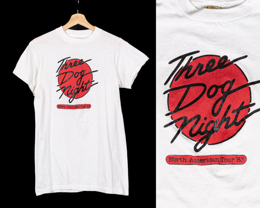 1983 Three Dog Night Tour T Shirt - Medium 