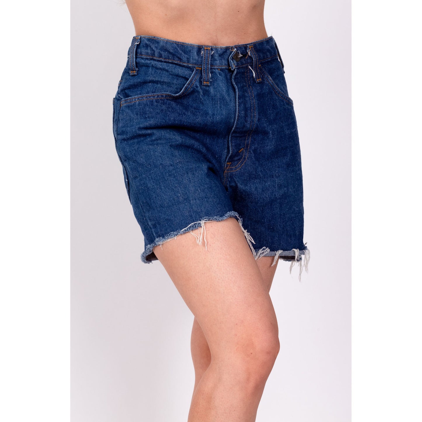 70s Cut Off Jean Shorts - Men's XS 
