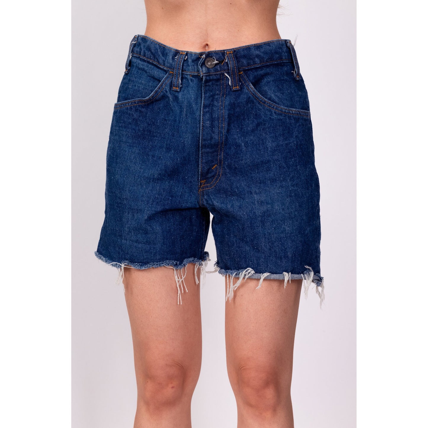 70s Cut Off Jean Shorts - Men's XS 