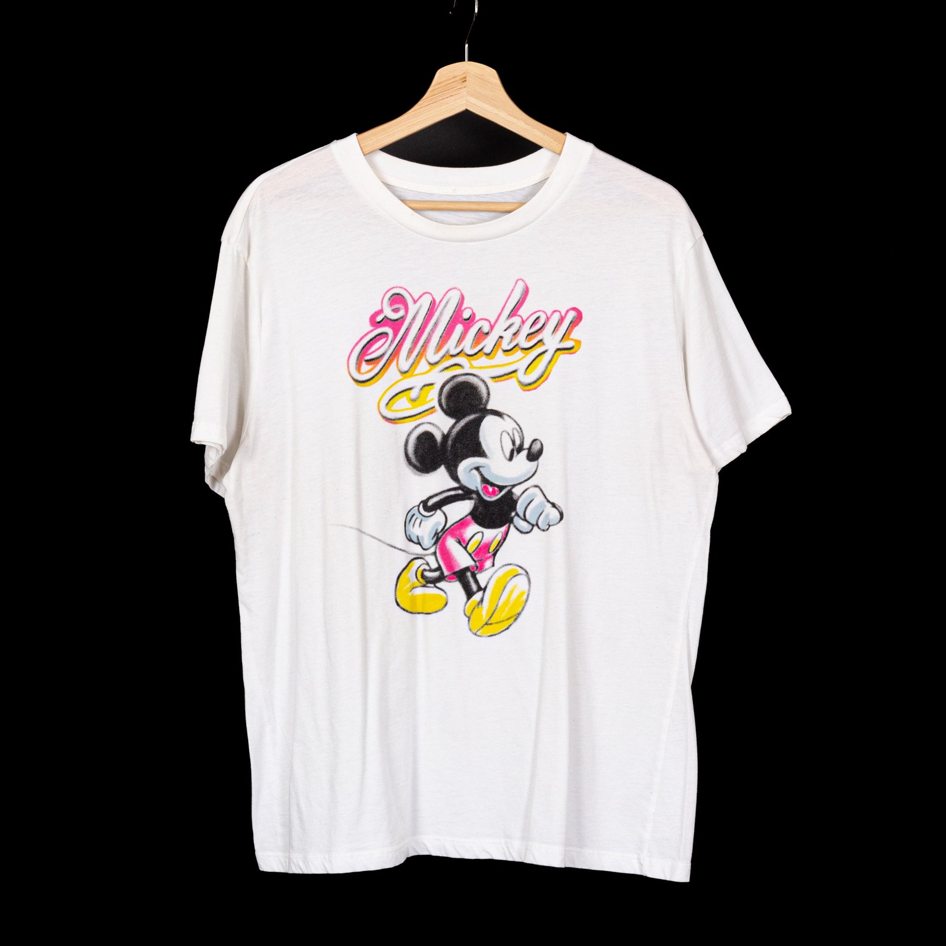 Y2K Mickey Mouse Airbrush T Shirt - Women's XL