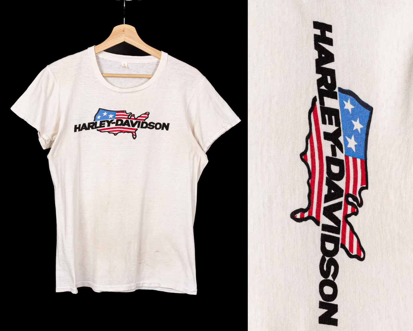70s Harley Davidson T Shirt - Women's Large 