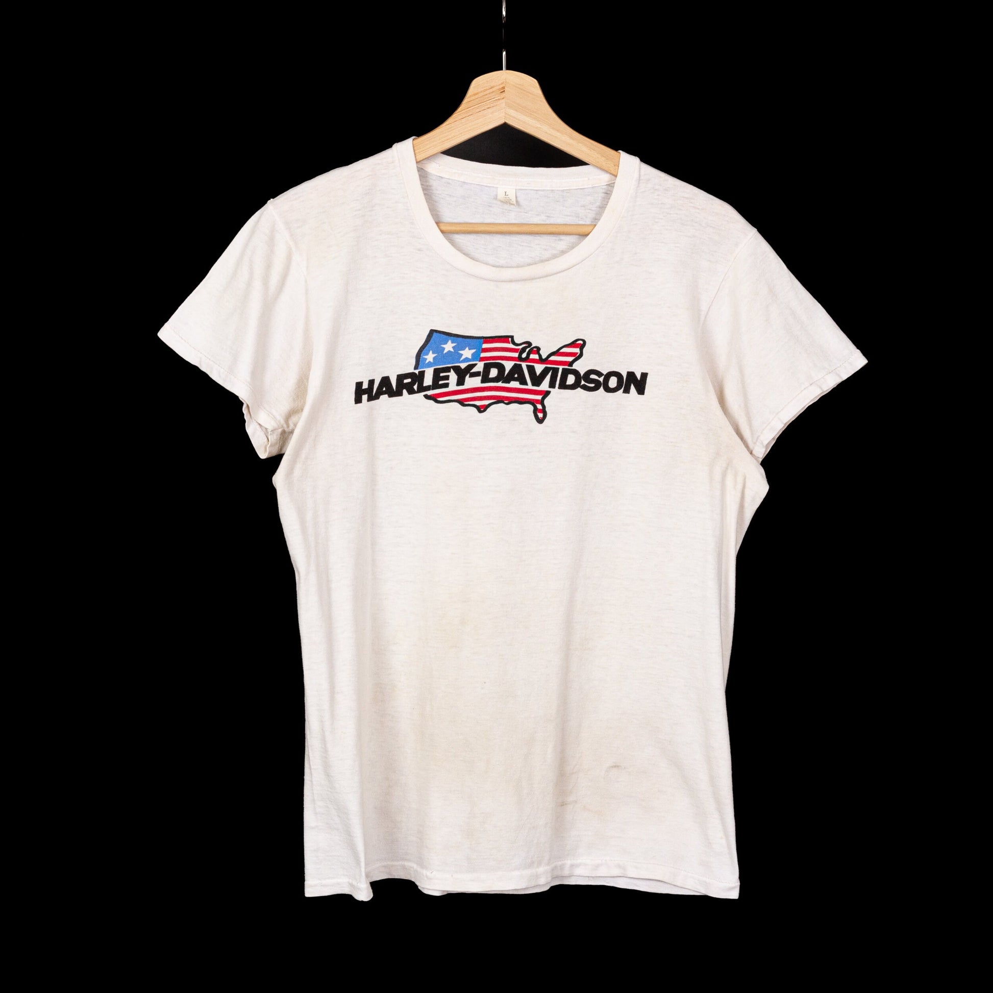 70s Harley Davidson T Shirt - Women's Large 