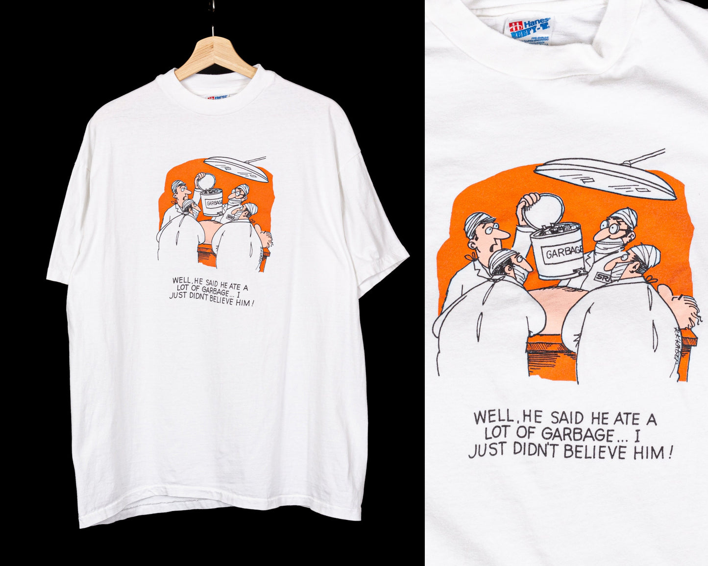 90s Doctor Comic Strip T Shirt - Men's XL 