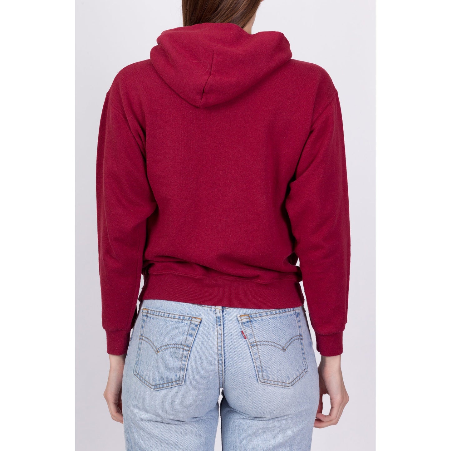 90s University Of California Santa Cruz Cropped Hoodie - Extra Small