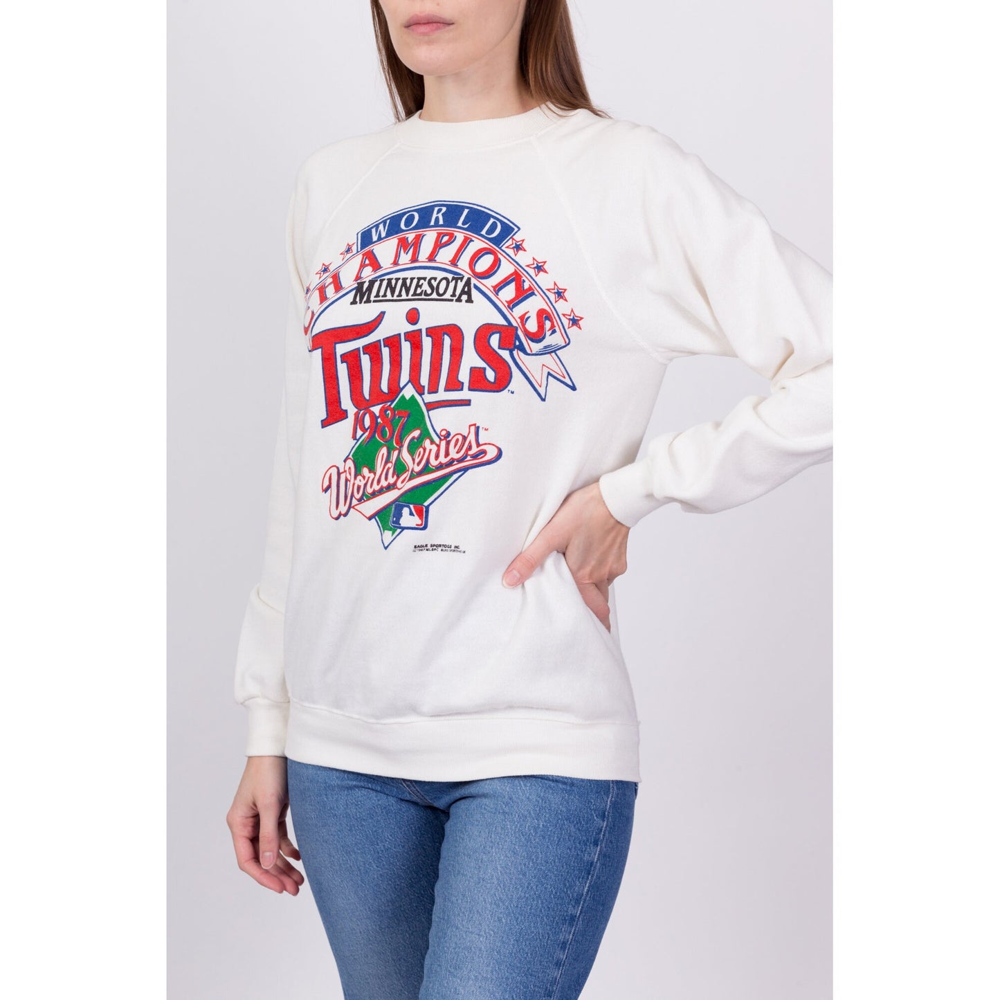 1987 Minnesota Twins World Series Sweatshirt - Men's Small, Women's Medium