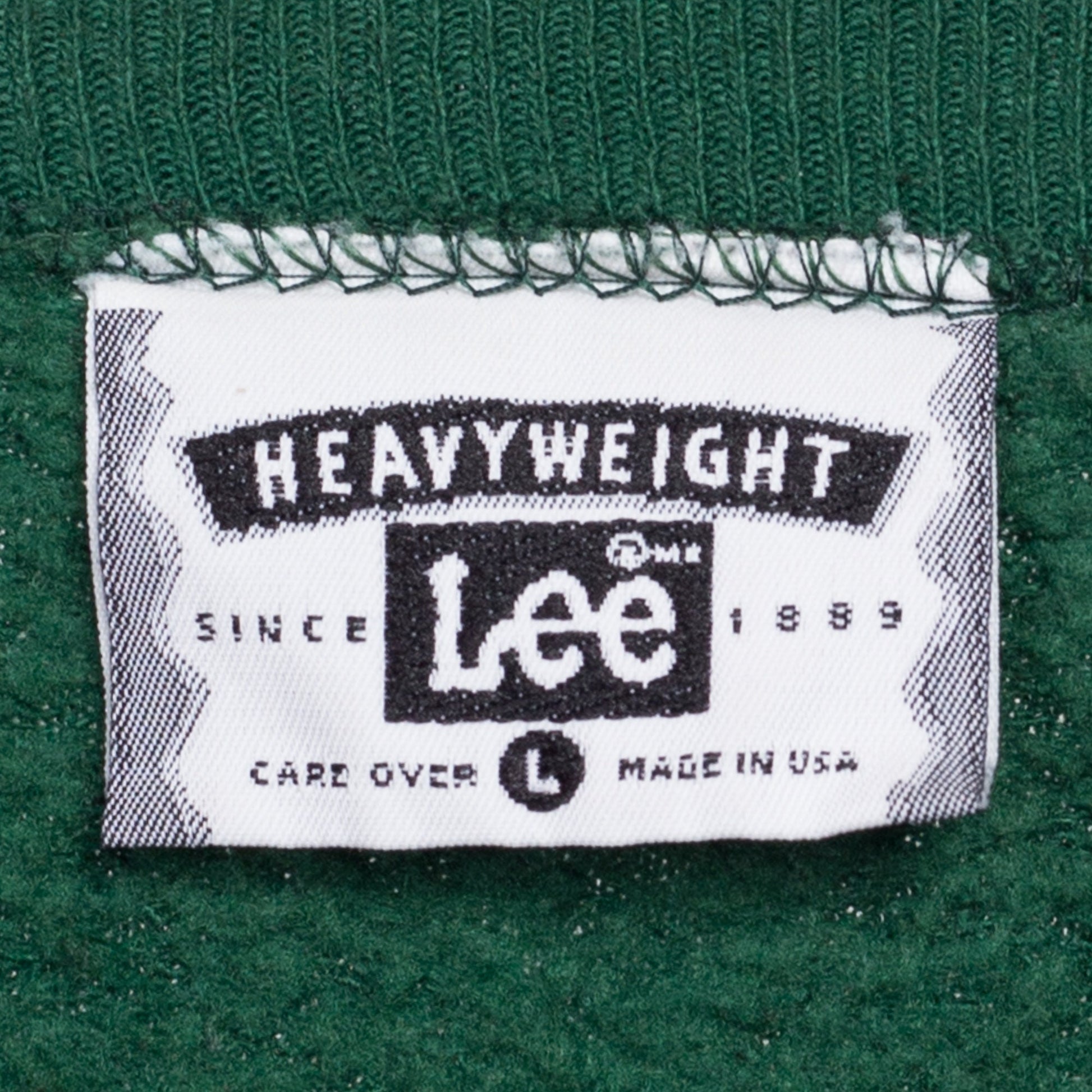 90s Lee Green Crewneck Sweatshirt - Men's Large