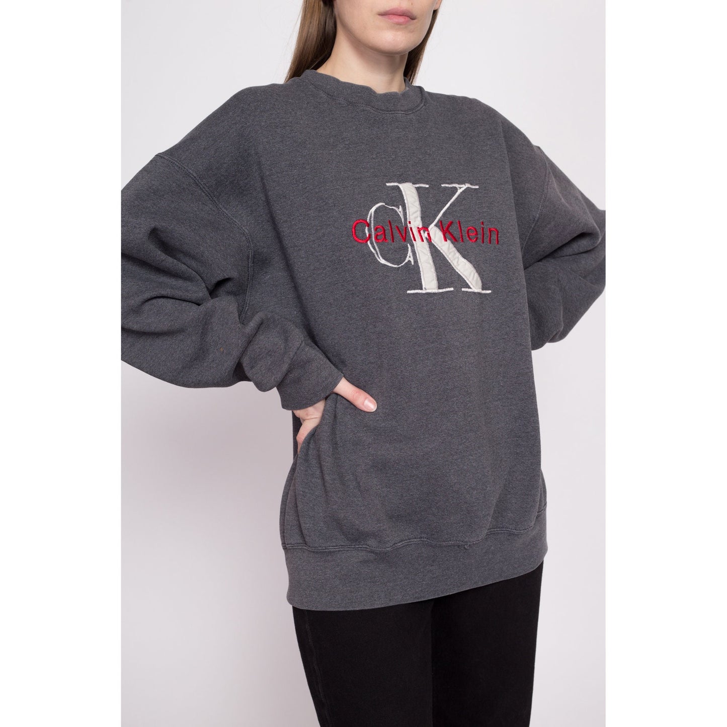 90s Calvin Klein Sweatshirt - Men's XL