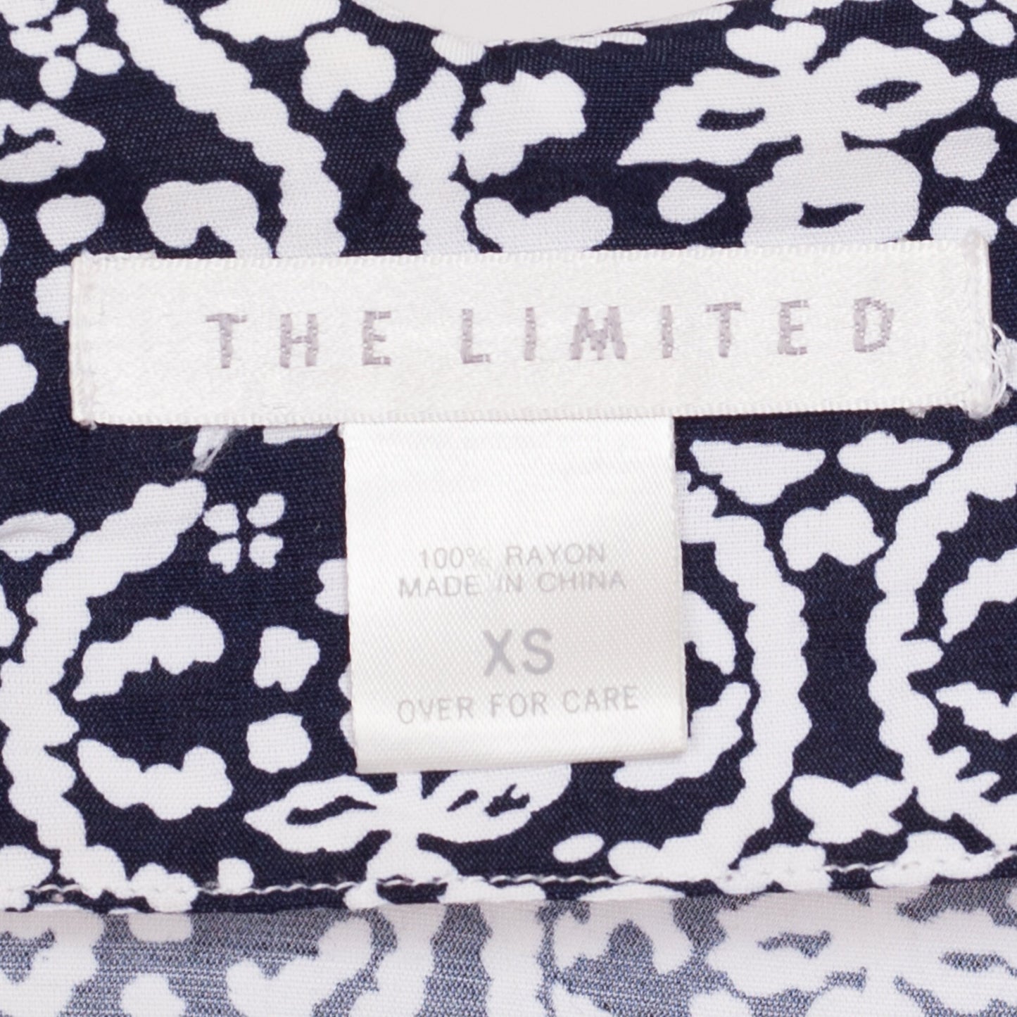 90s Navy Blue Floral Mini Sundress - Extra Small | Vintage Button Front Boho Fit Flare Grunge Dress