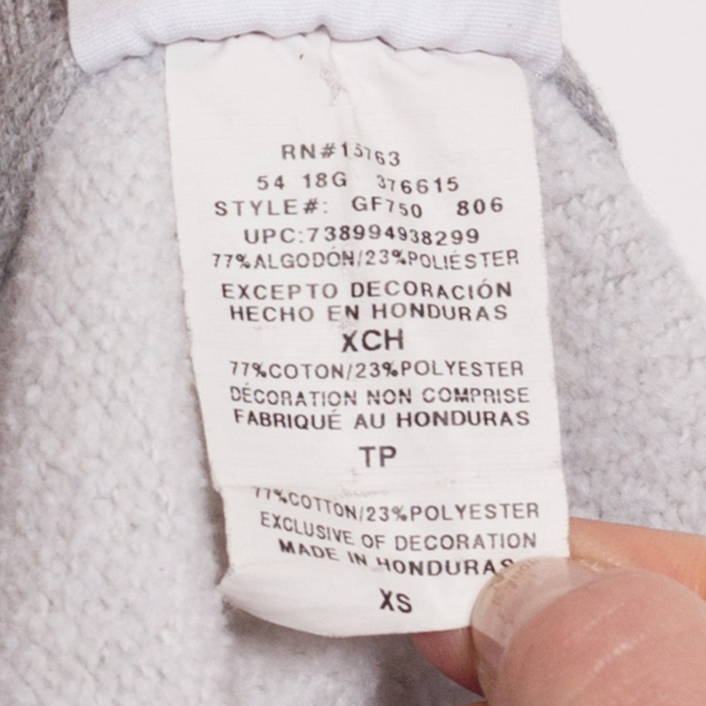 Champion Heather Grey Cropped Sweatshirt - Extra Small | Reverse Weave Crew Neck Plain Streetwear Pullover