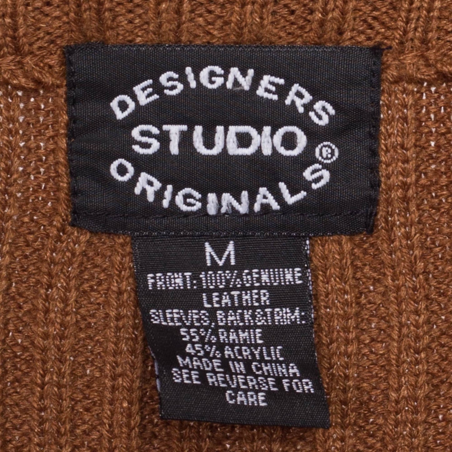 90s Does 70s Suede & Knit Jacket - Men's Medium, Women's Large