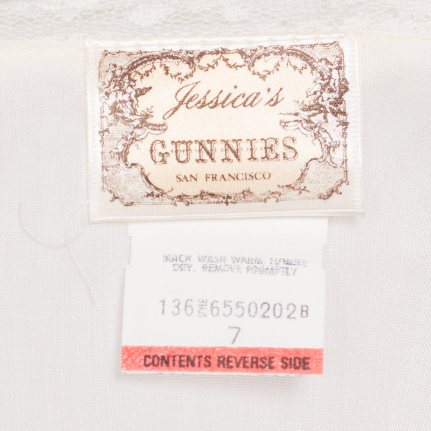 70s Jessica's Gunnies Prairie Blouse, Deadstock - Small | Vintage Gunne Sax Boho Victorian Ivory Lace Trim Poet Sleeve Top
