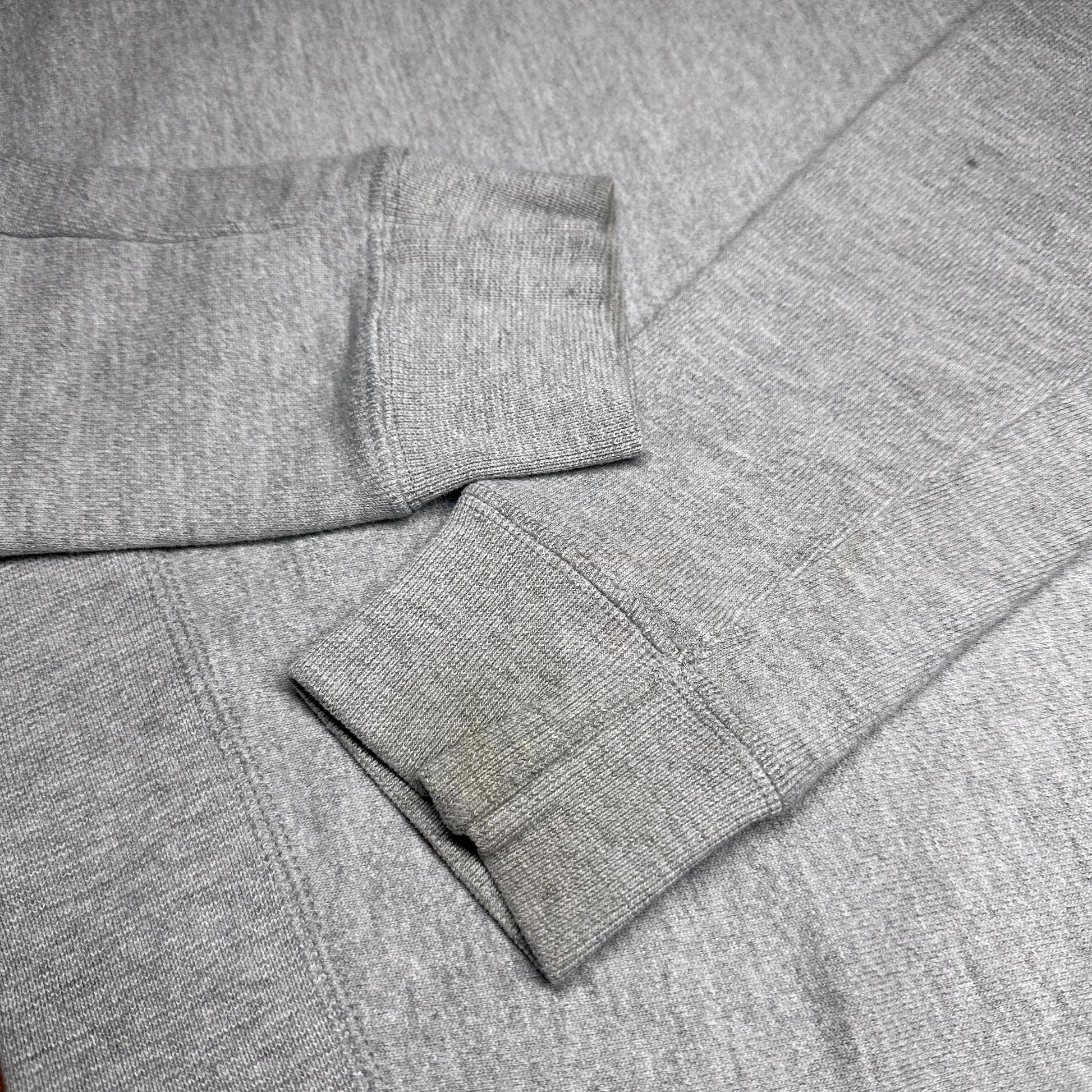 Champion Heather Grey Cropped Sweatshirt - Extra Small | Reverse Weave Crew Neck Plain Streetwear Pullover
